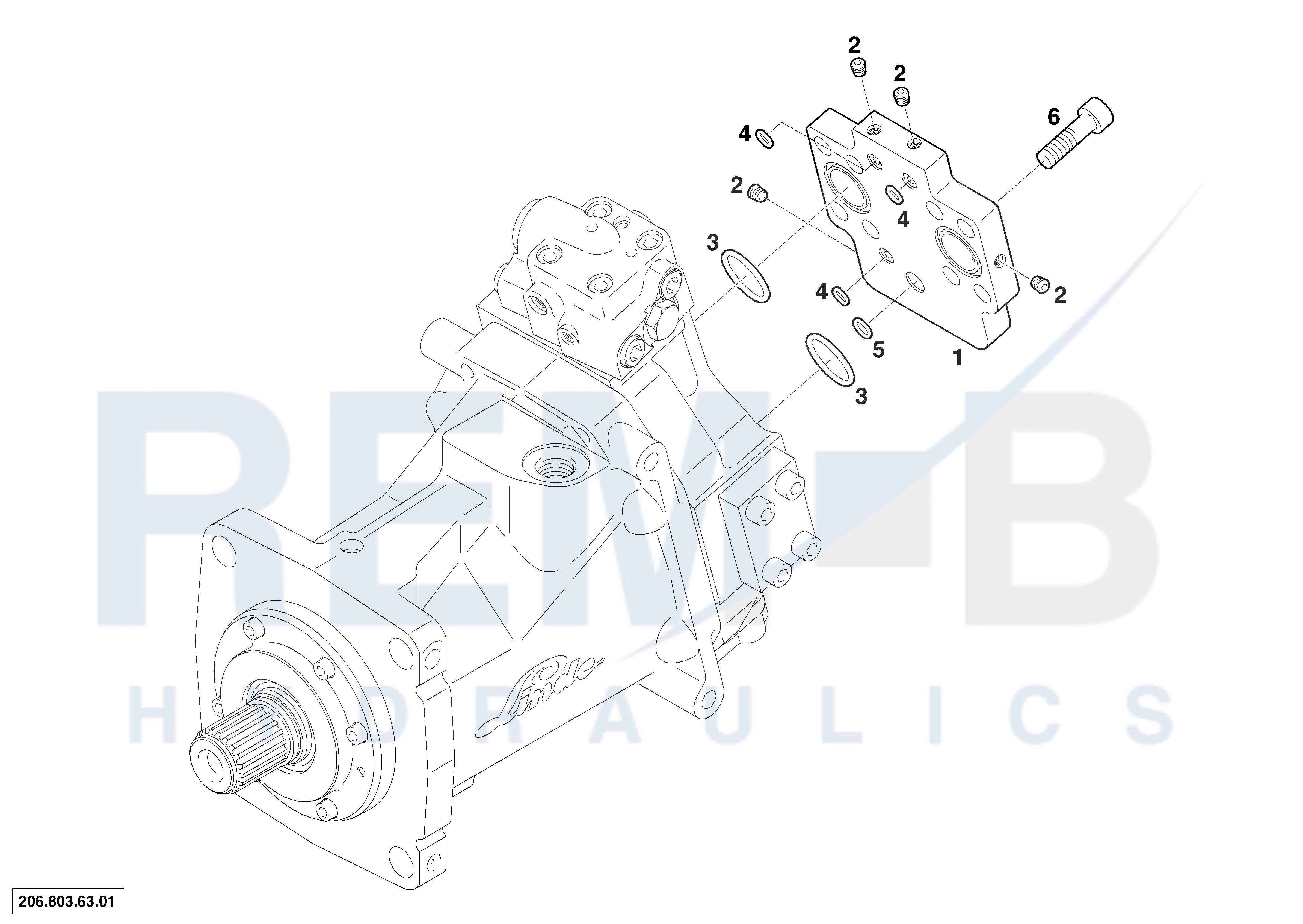 PLATE FOR CO-AXIAL CONNECTIONS (206.000.25.25/26)