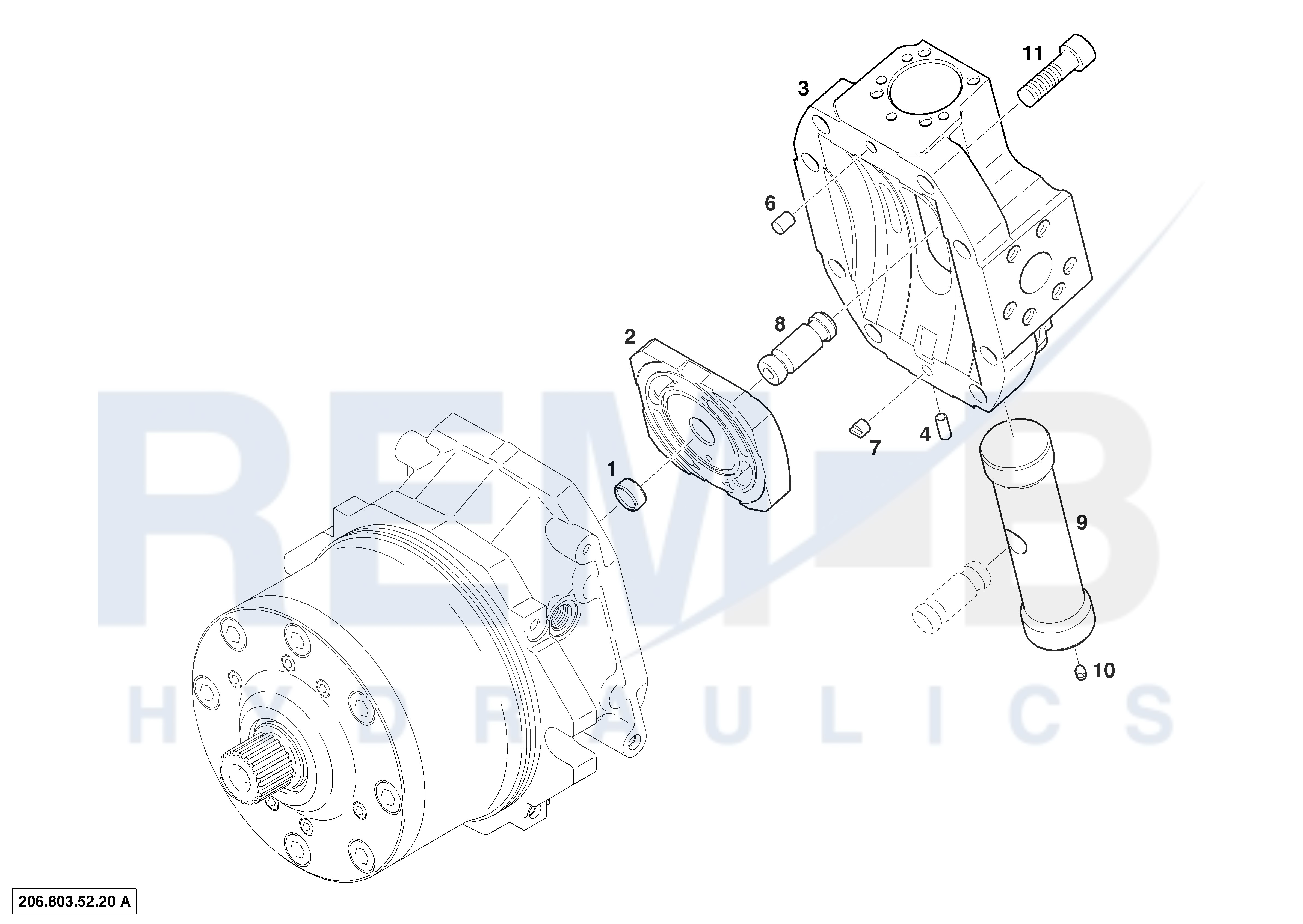 PORT PLATE HOUSING AND CONTROL PISTON