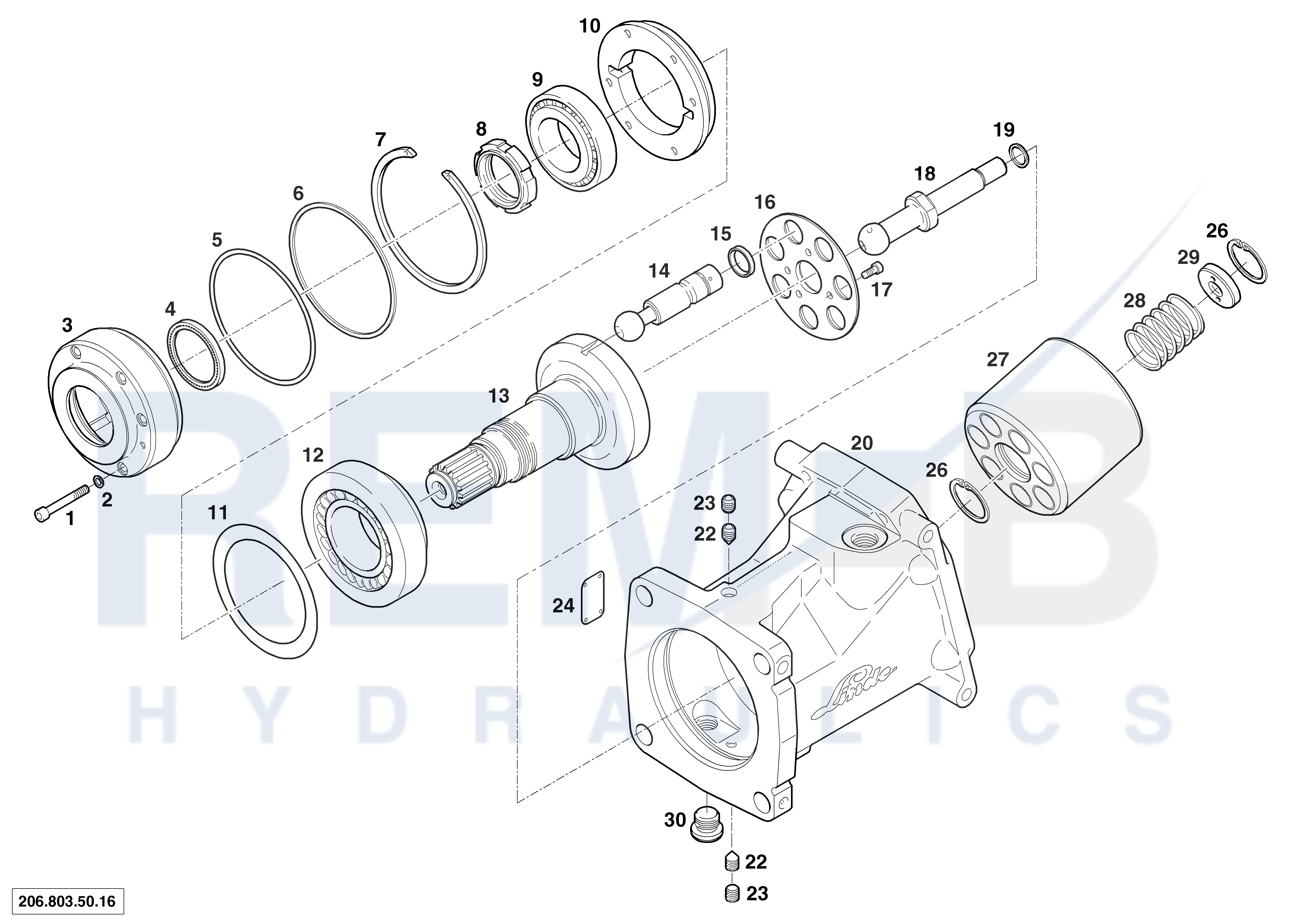 DRIVE SHAFT AND HOUSING