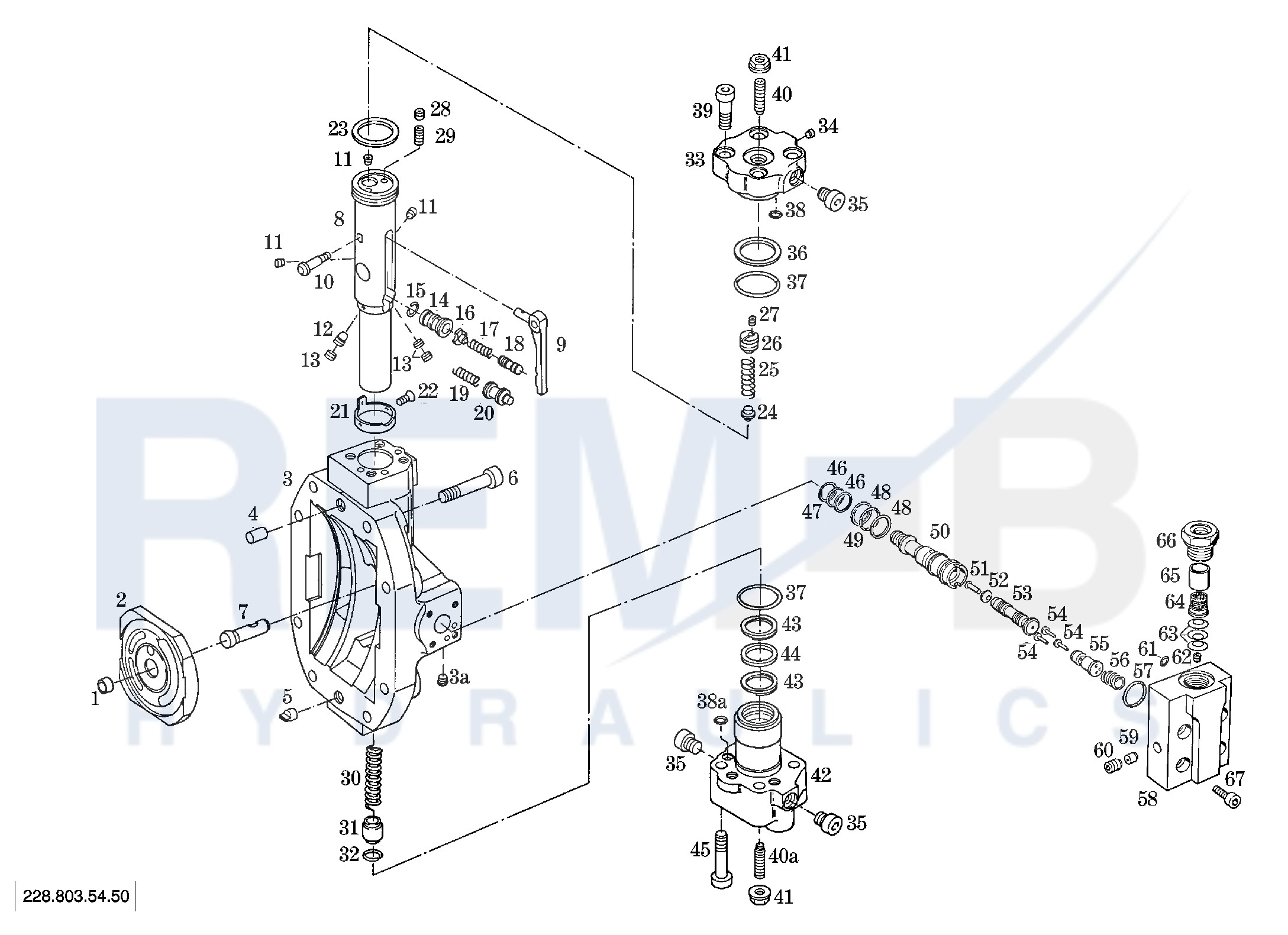 PORT PLATE HOUSING AND 3-CIRCLE-REGULATION