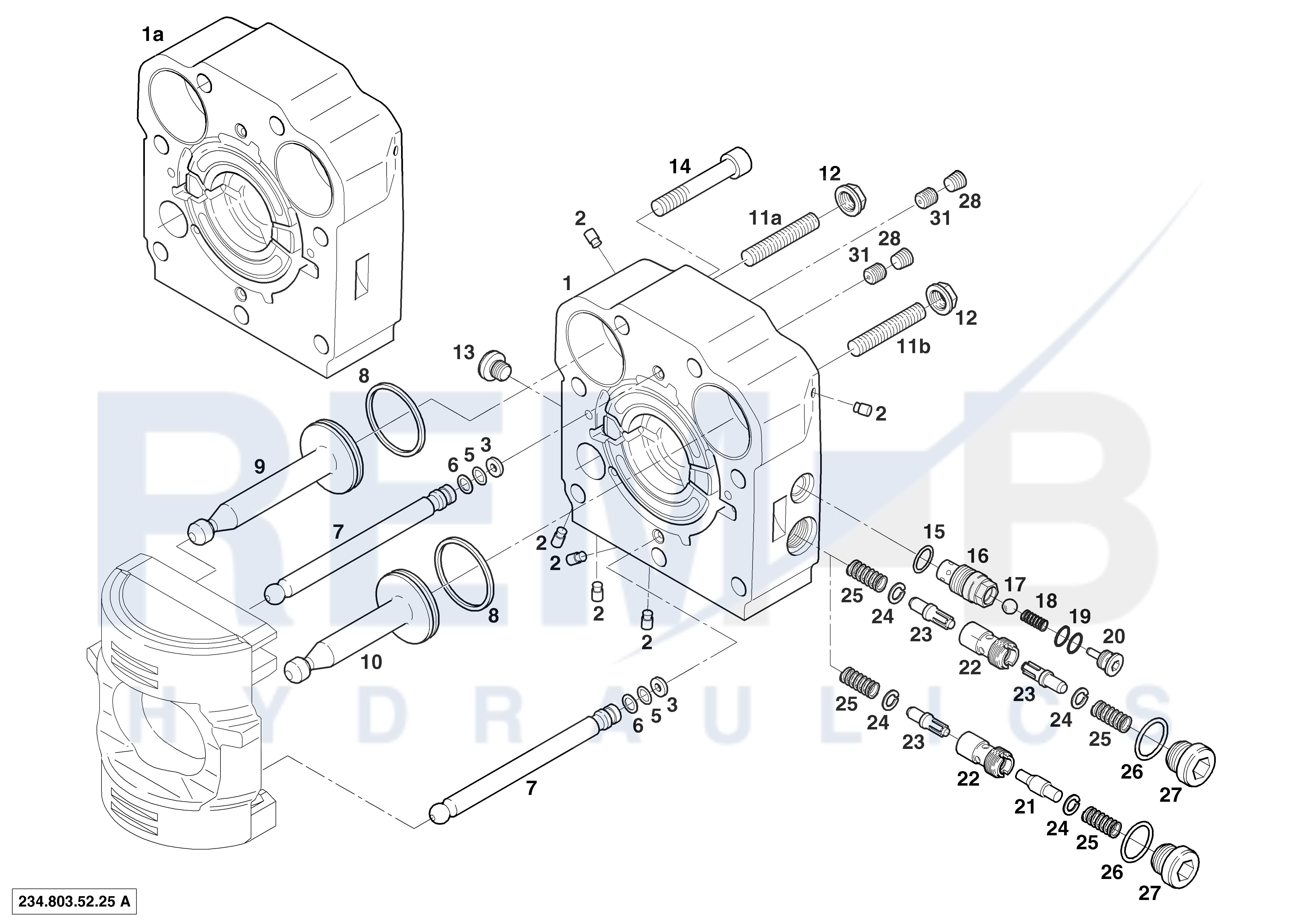 PORT PLATE HOUSING AND PURGE VALVES