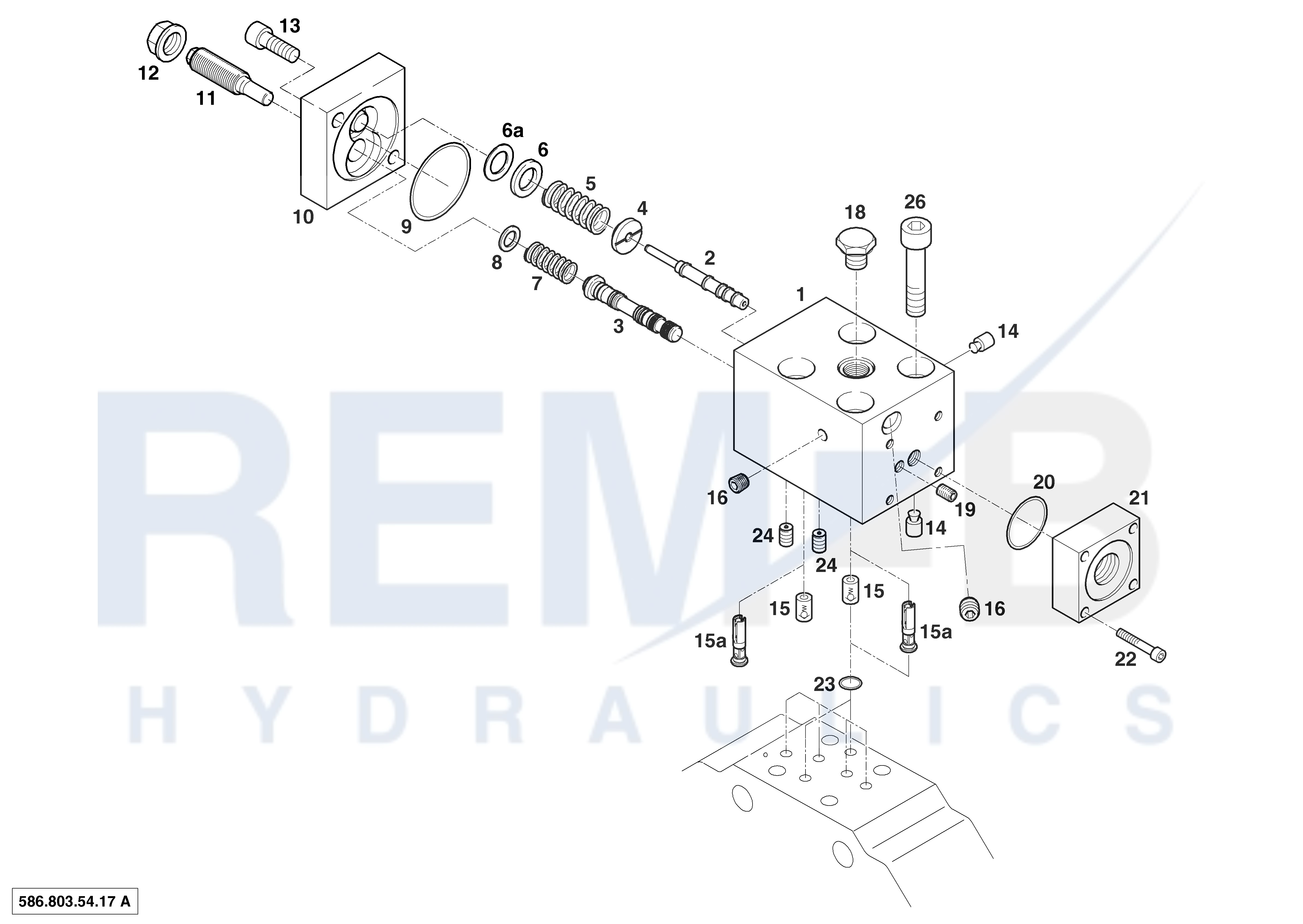 PRESSURE REGULATOR WITH HYDRAULIC QMAX-CONTROL (LP