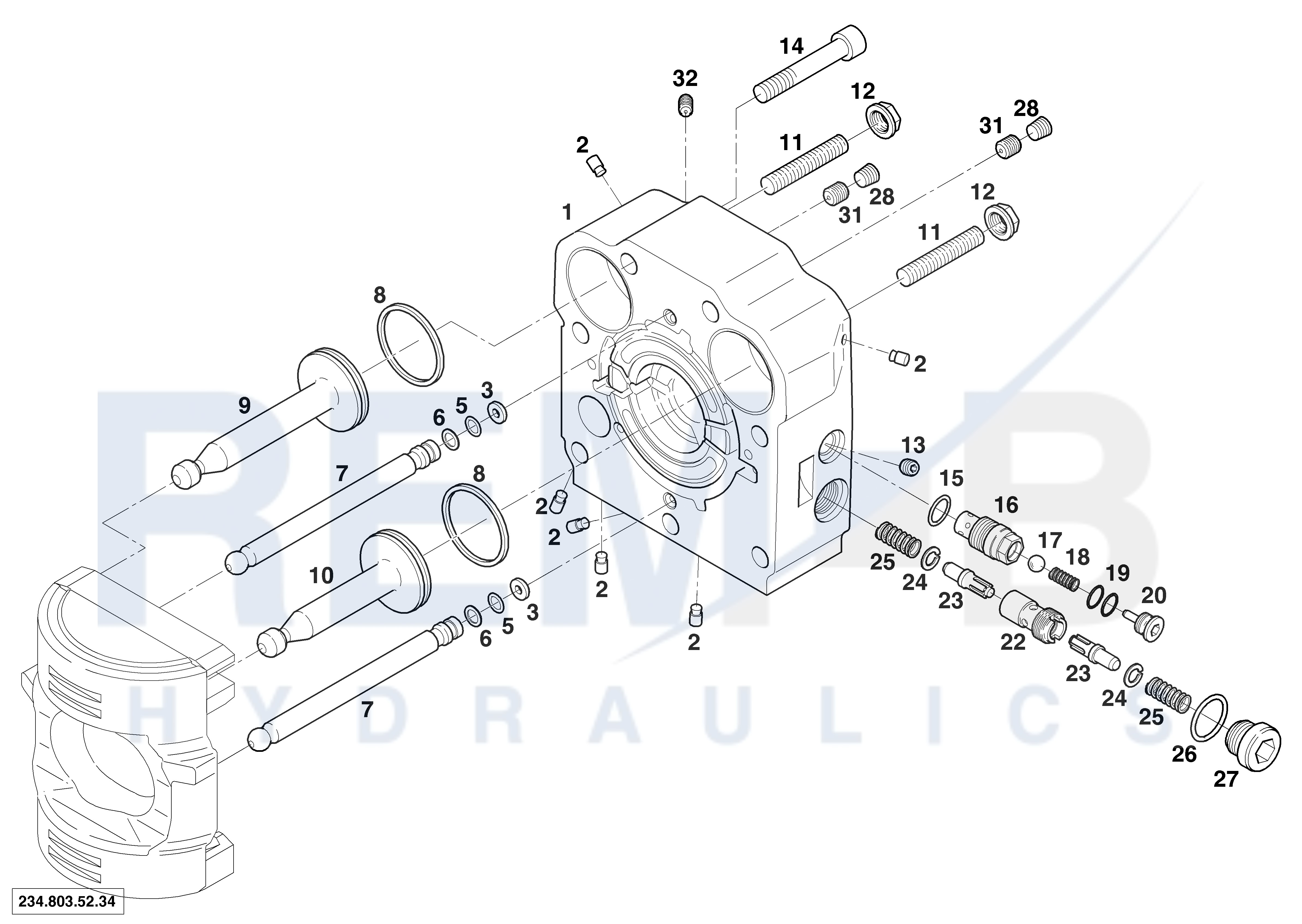 PORT PLATE HOUSING