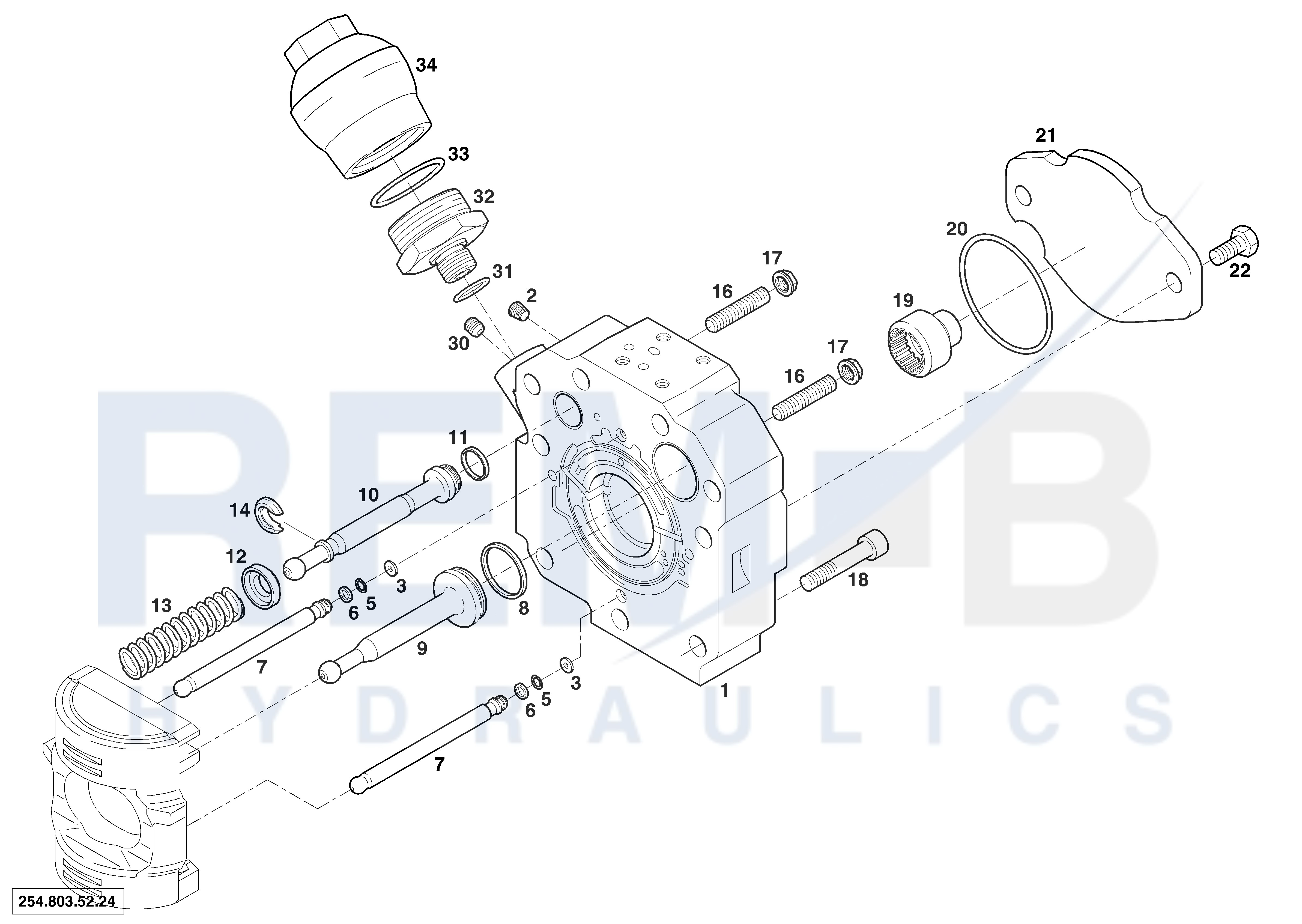 PORT PLATE HOUSING