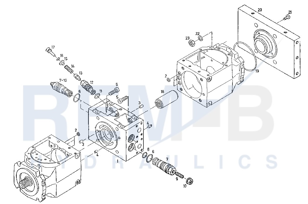 PORT PLATE HOUSING AND VALVE