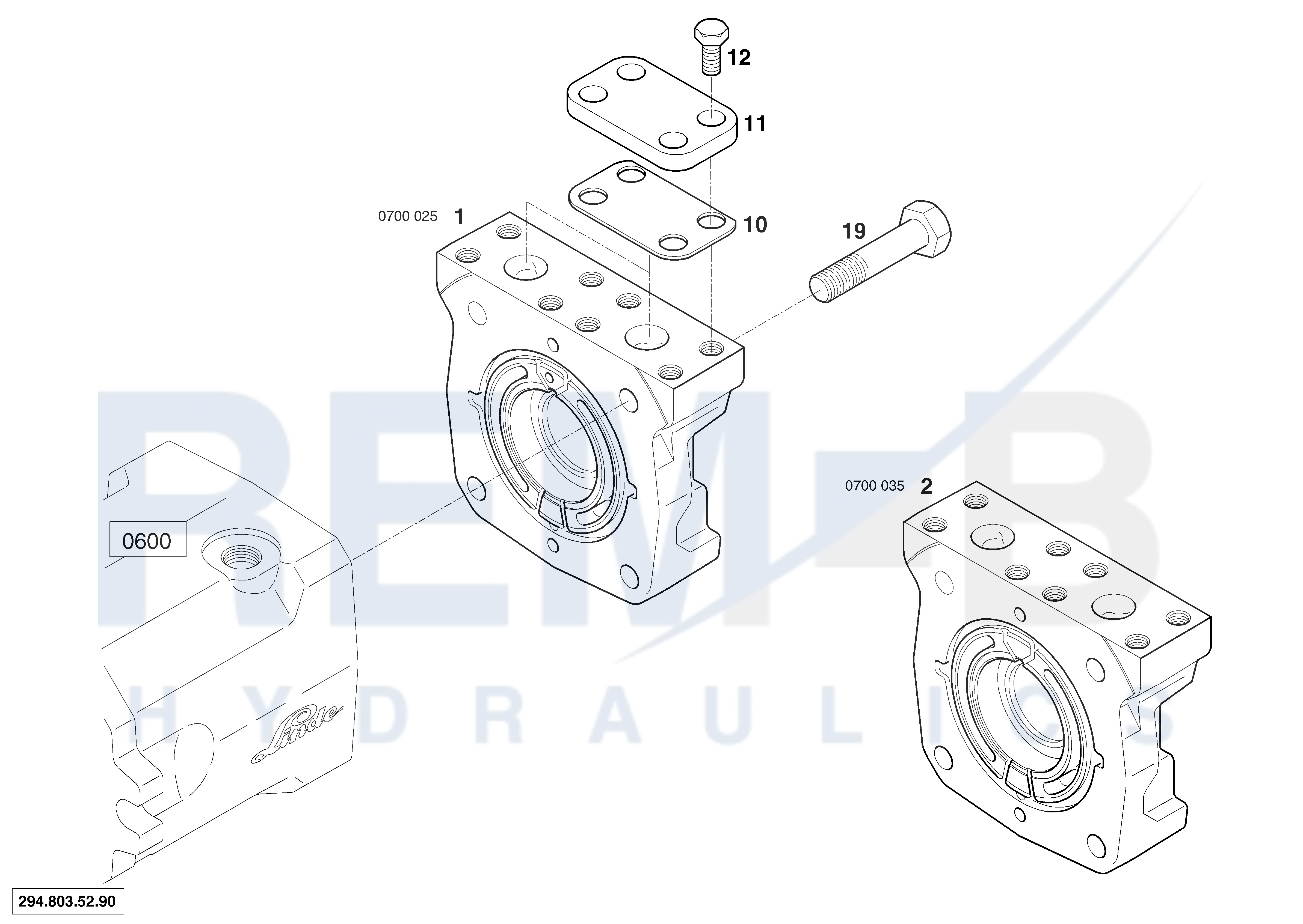 REAR COVER WITHOUT OUTLET [0700]