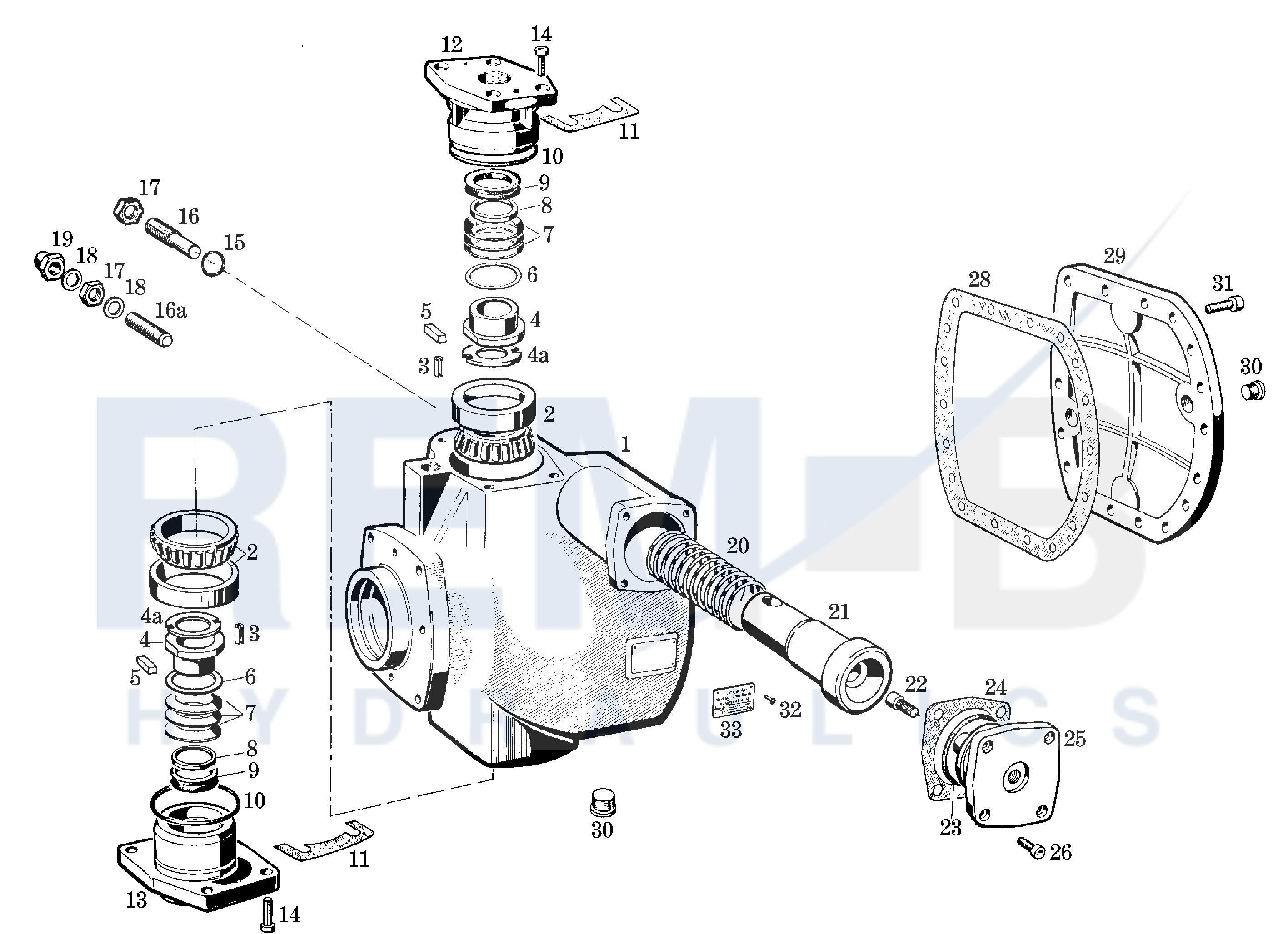 HOUSING, MOUNTING FLANGE AND ADJUSTMENT