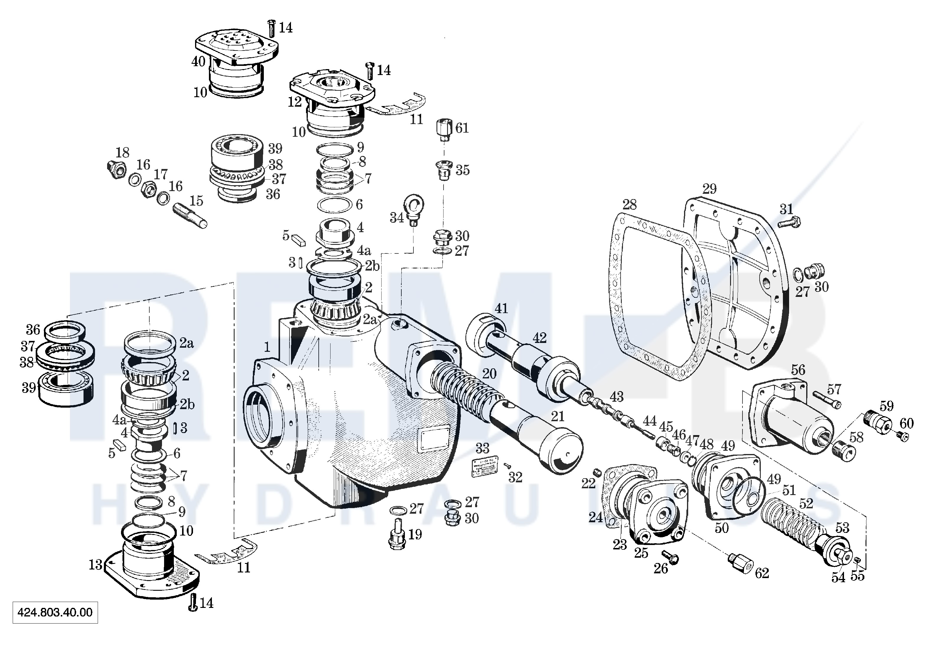 HOUSING, MOUNTING FLANGE AND ADJUSTMENT