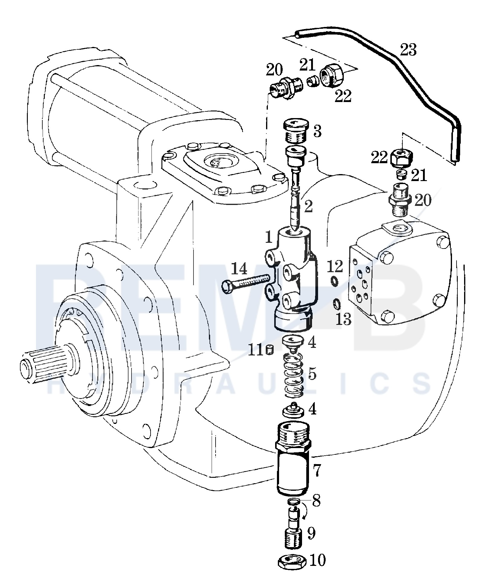 PRESSURE CUT-OFF AND TUBE