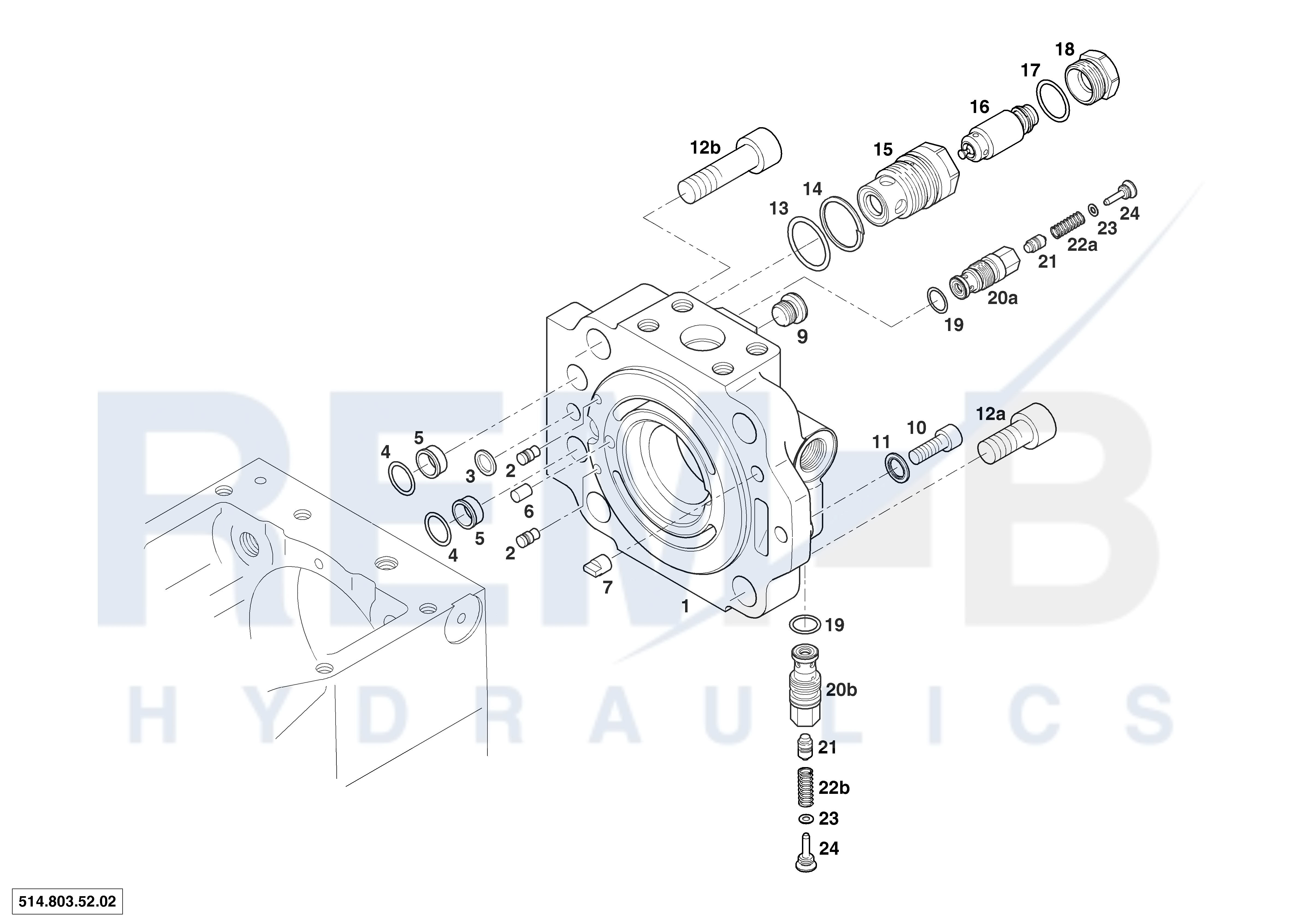 PORT PLATE HOUSING AND VALVES