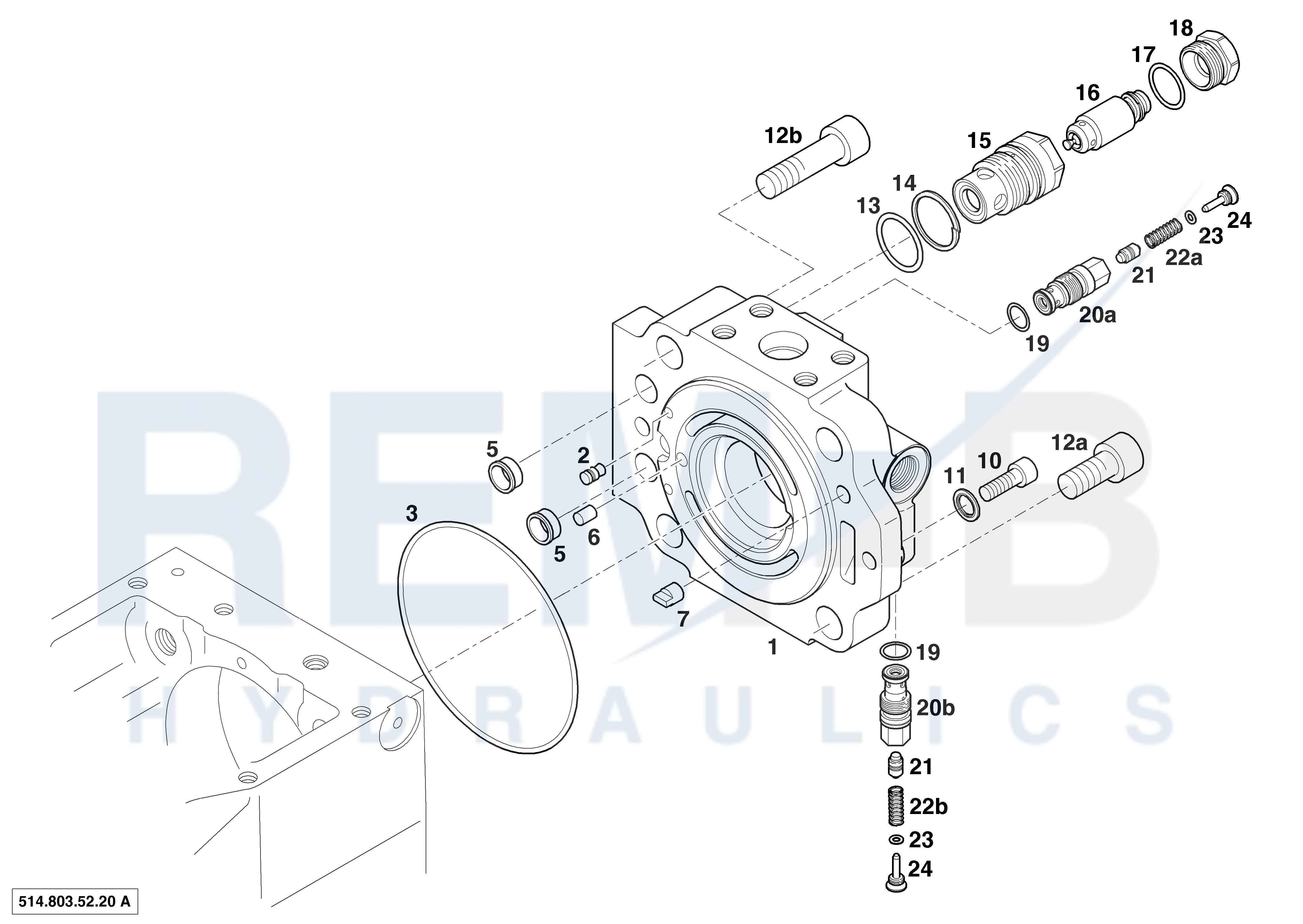 PORT PLATE HOUSING AND VALVES