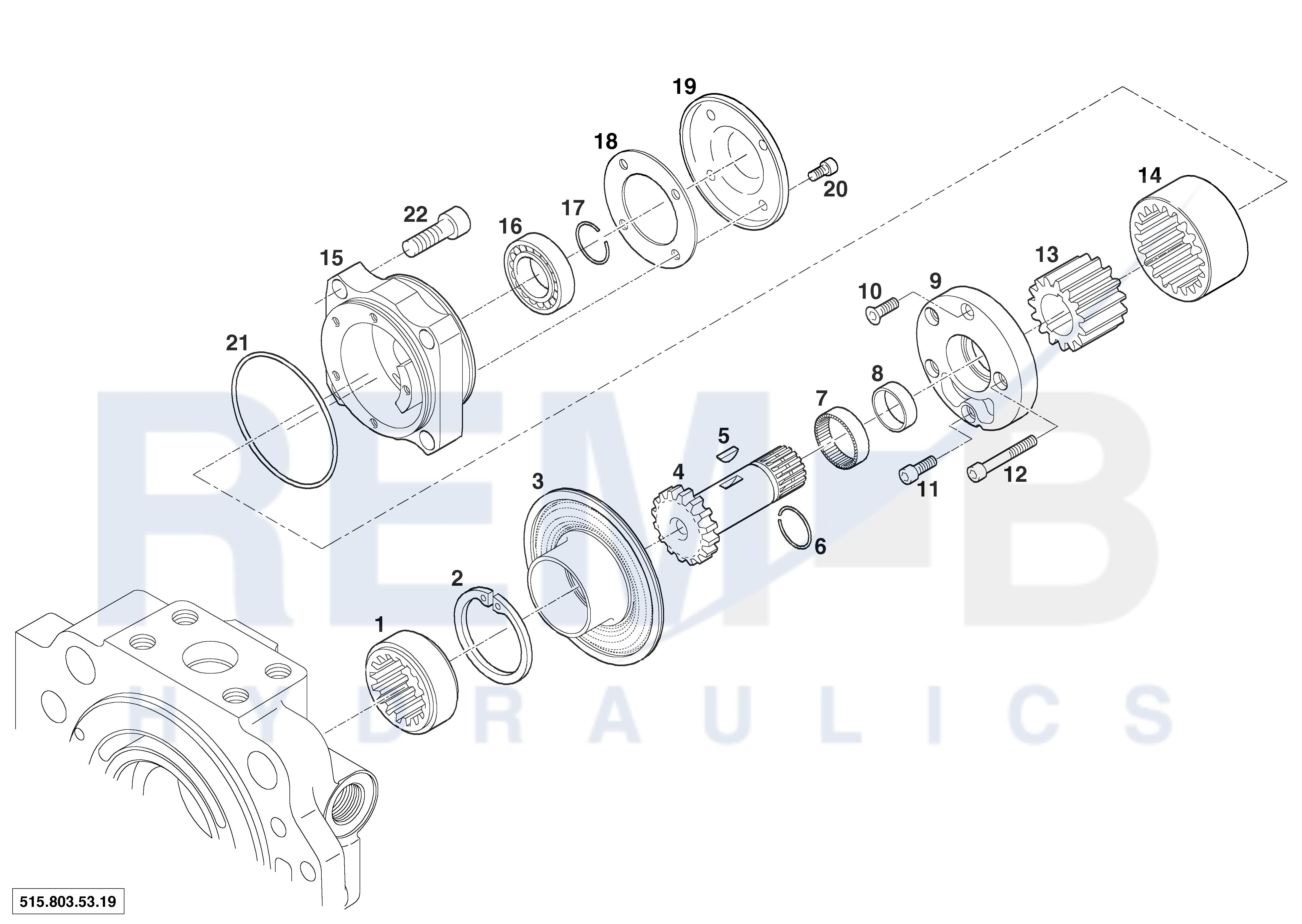 FEED PUMP WITH INTERNAL INDUCTION (R)