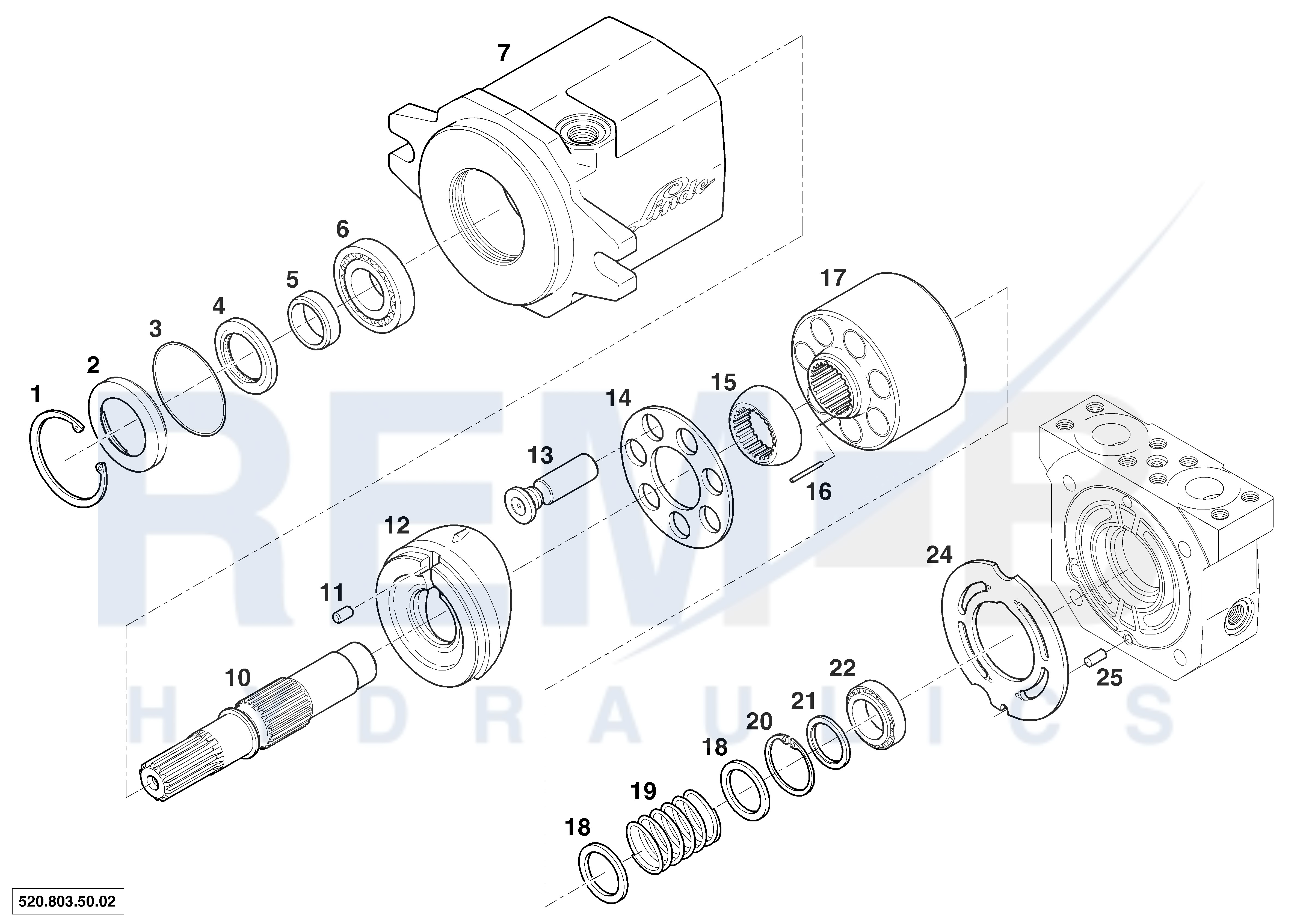 ROTARY GROUP AND HOUSING MMF43-01