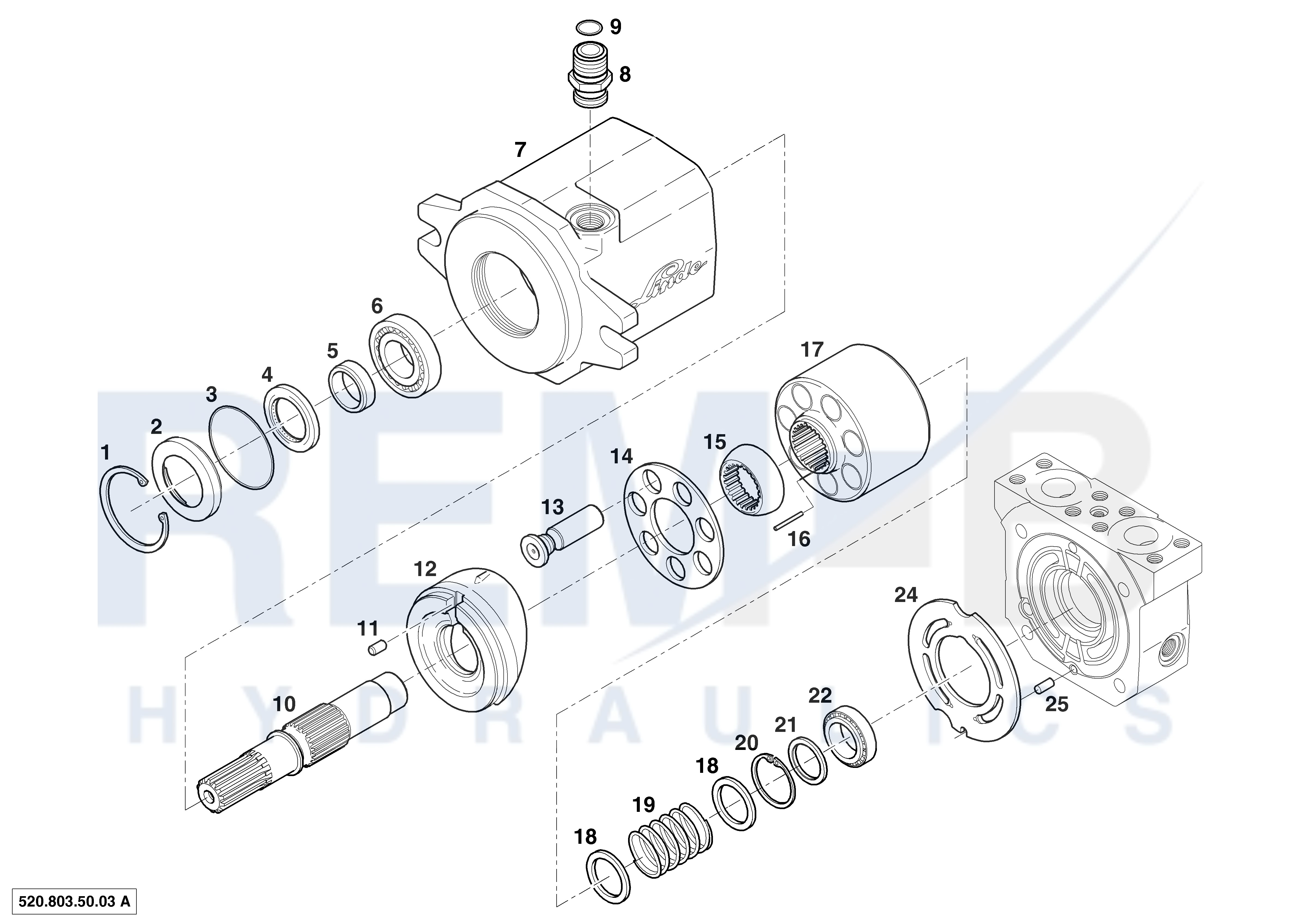 ROTARY GROUP AND HOUSING MMF43-01