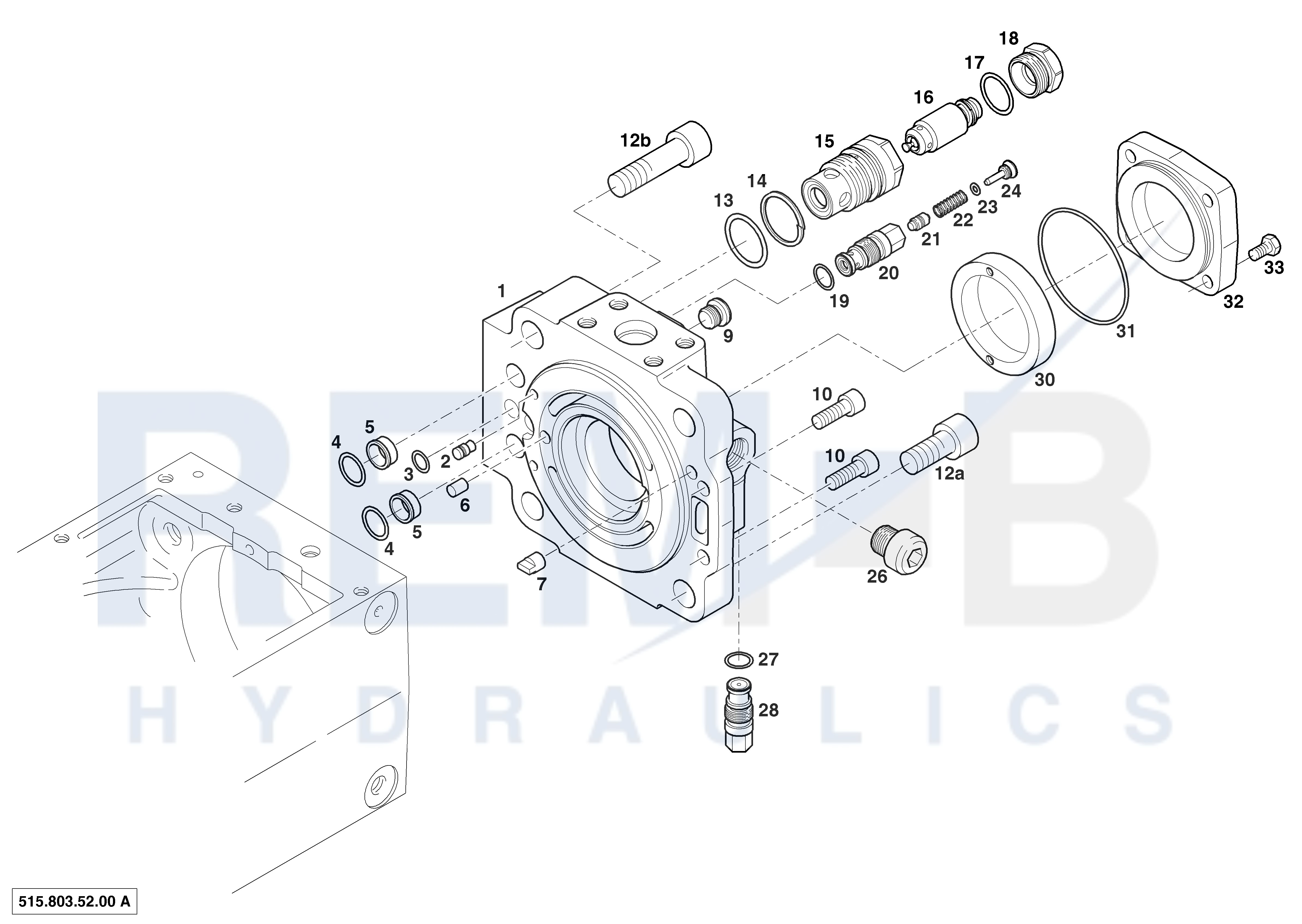 PORT PLATE HOUSING AND VALVES