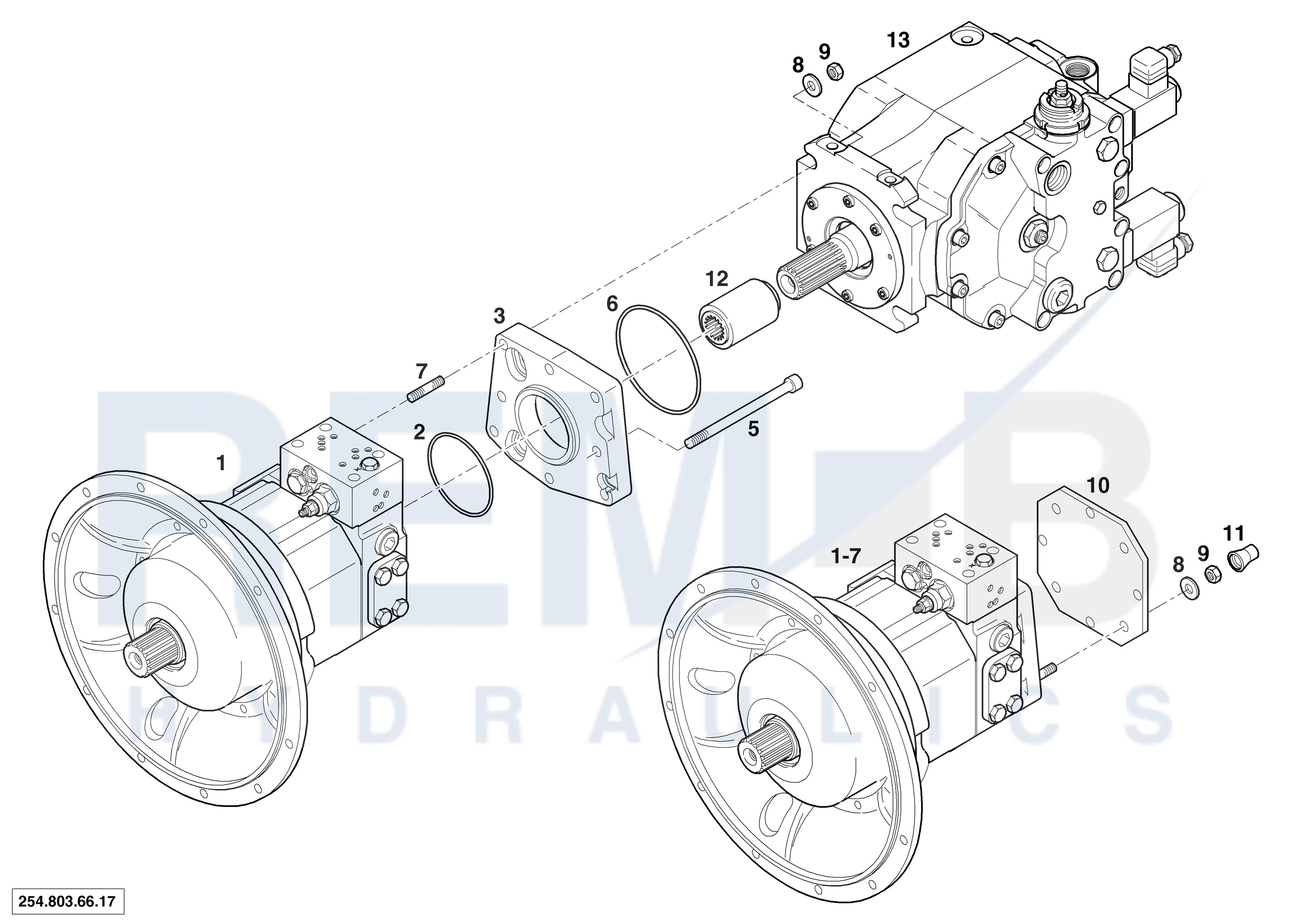 SERVICE UNITS AND ATTACHMENT PARTS