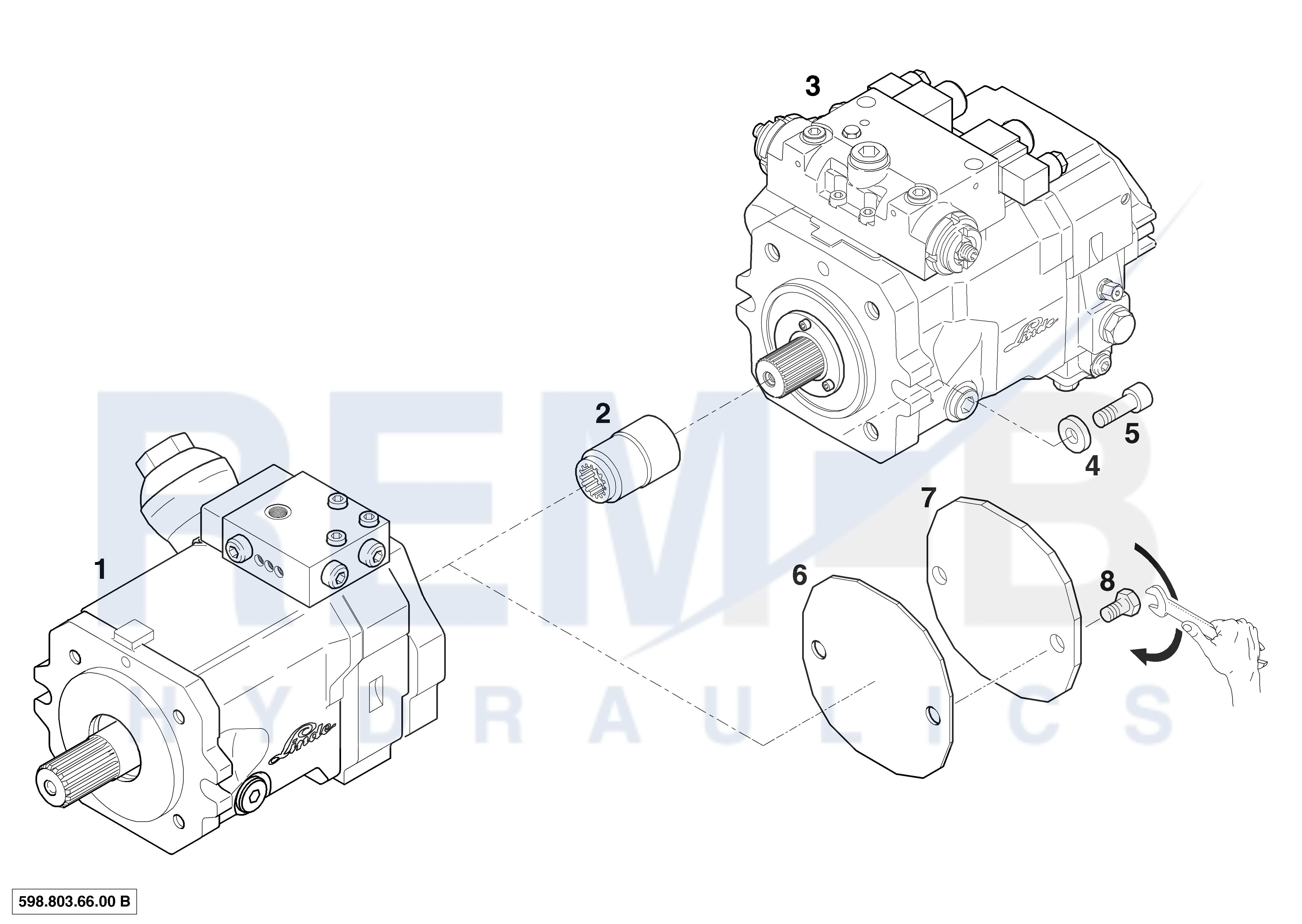 SERVICE UNITS AND ATTACHMENT PARTS