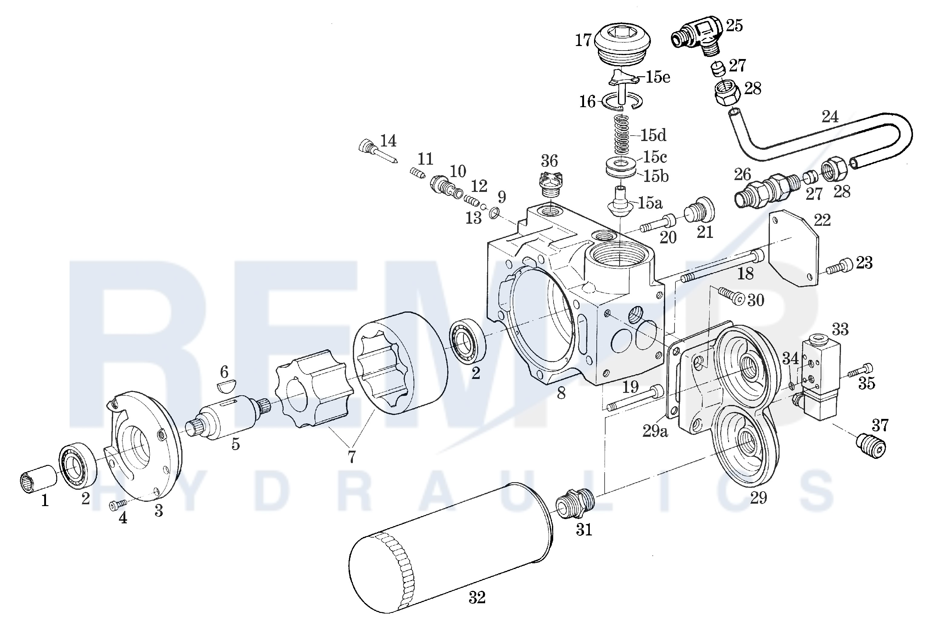 AUXILIARY PUMP COVER