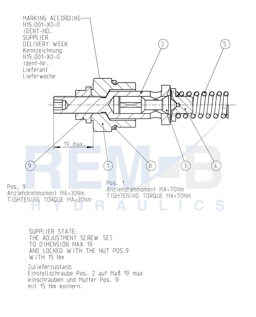 PRESSURE RELIEF VALVE (OLD R909434856)