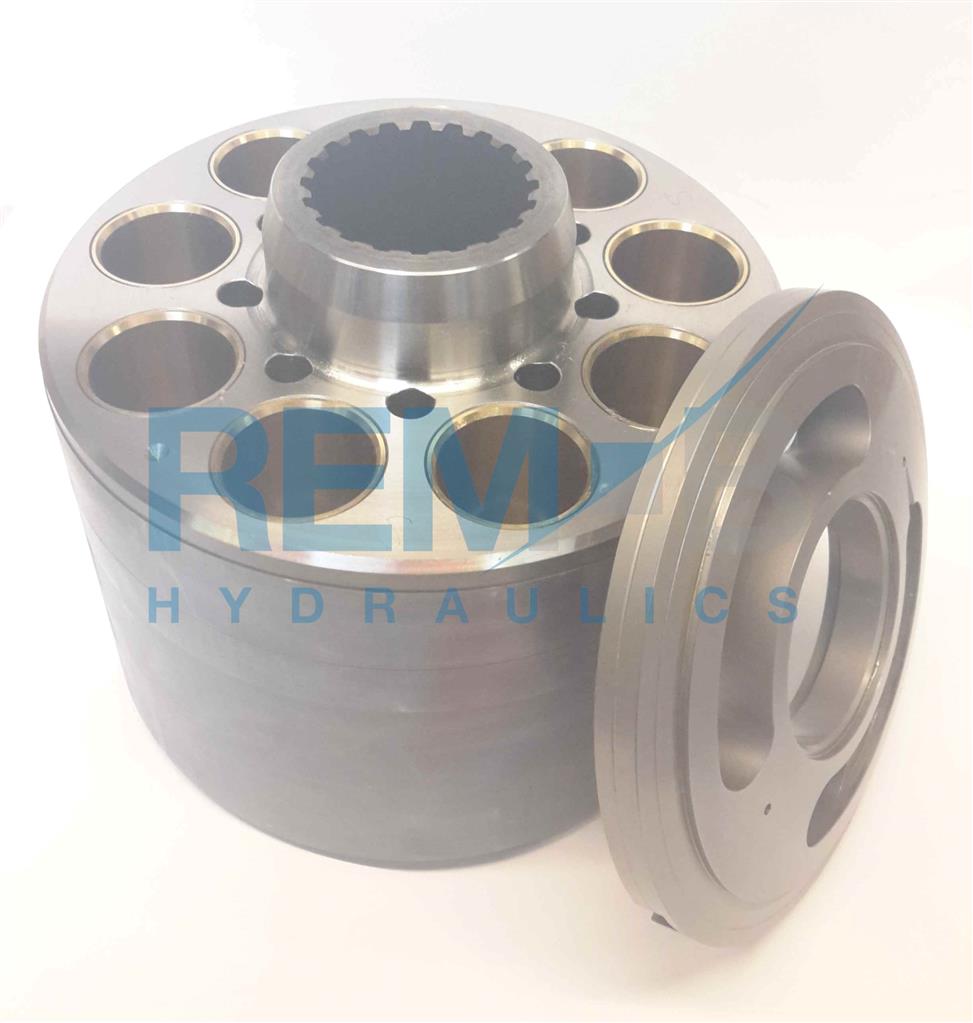 CYL.BLOCK & VALVE PLATE RH