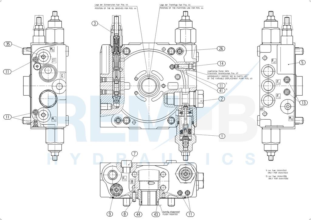 PORT PLATE WITH VALVES