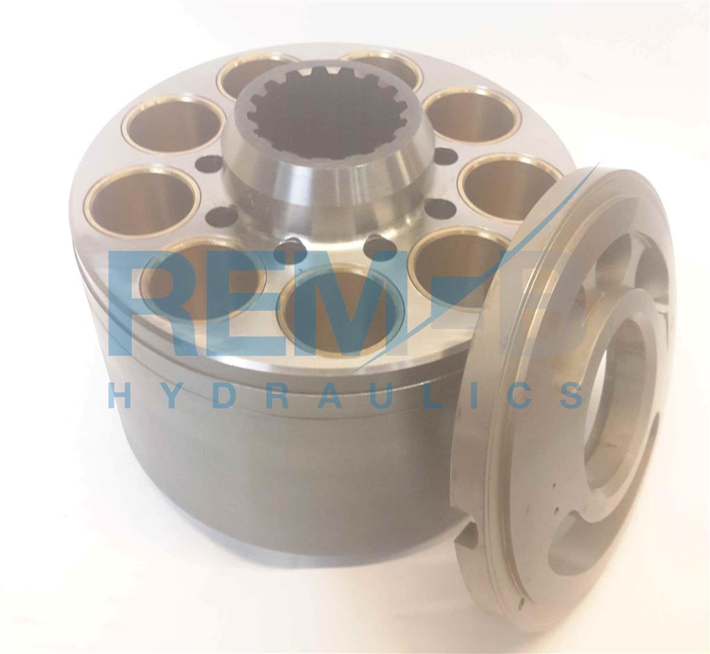 CYL.BLOCK & VALVE PLATE LH