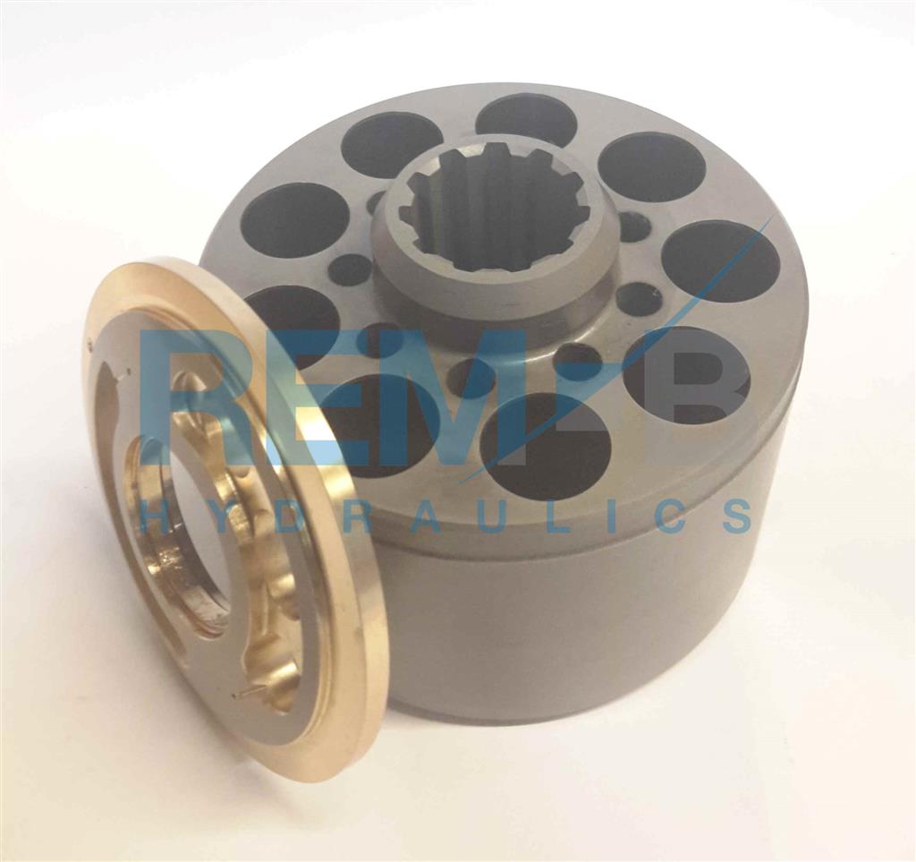 CYL.BLOCK & VALVE PLATE LH =501355