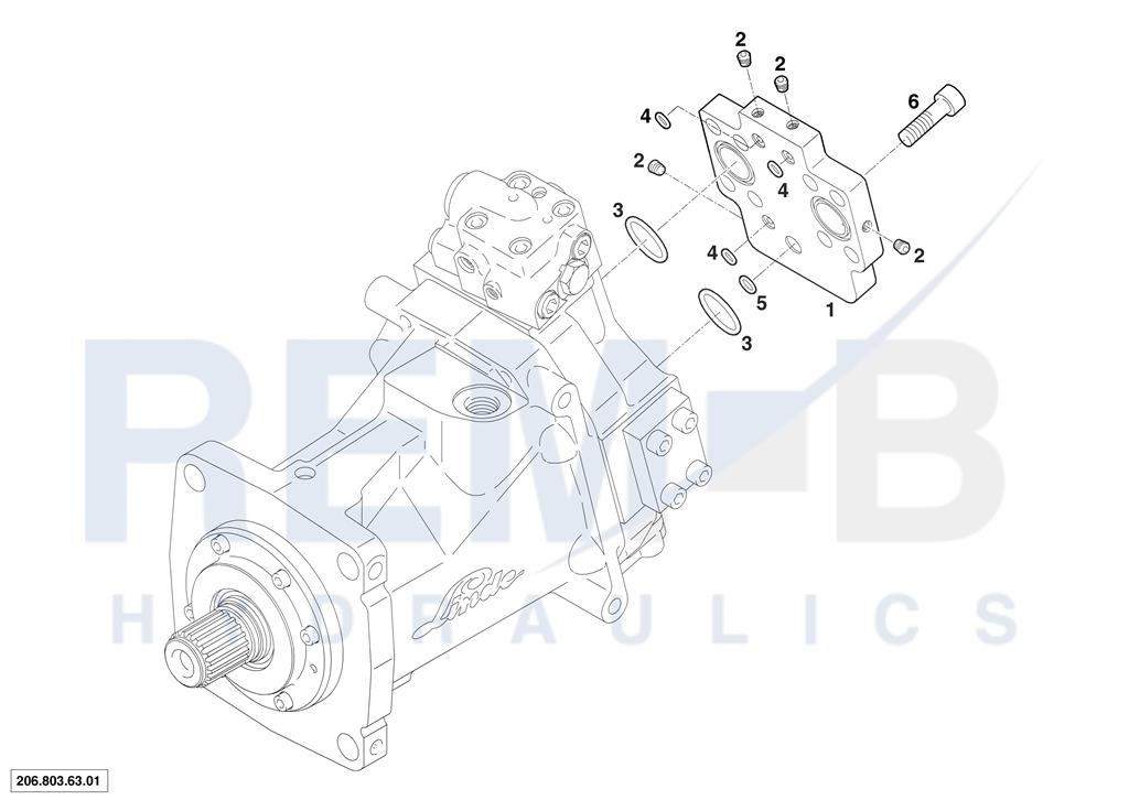 PLATE FOR CO-AXIAL CONNECTIONS (206.000.25.25/26)