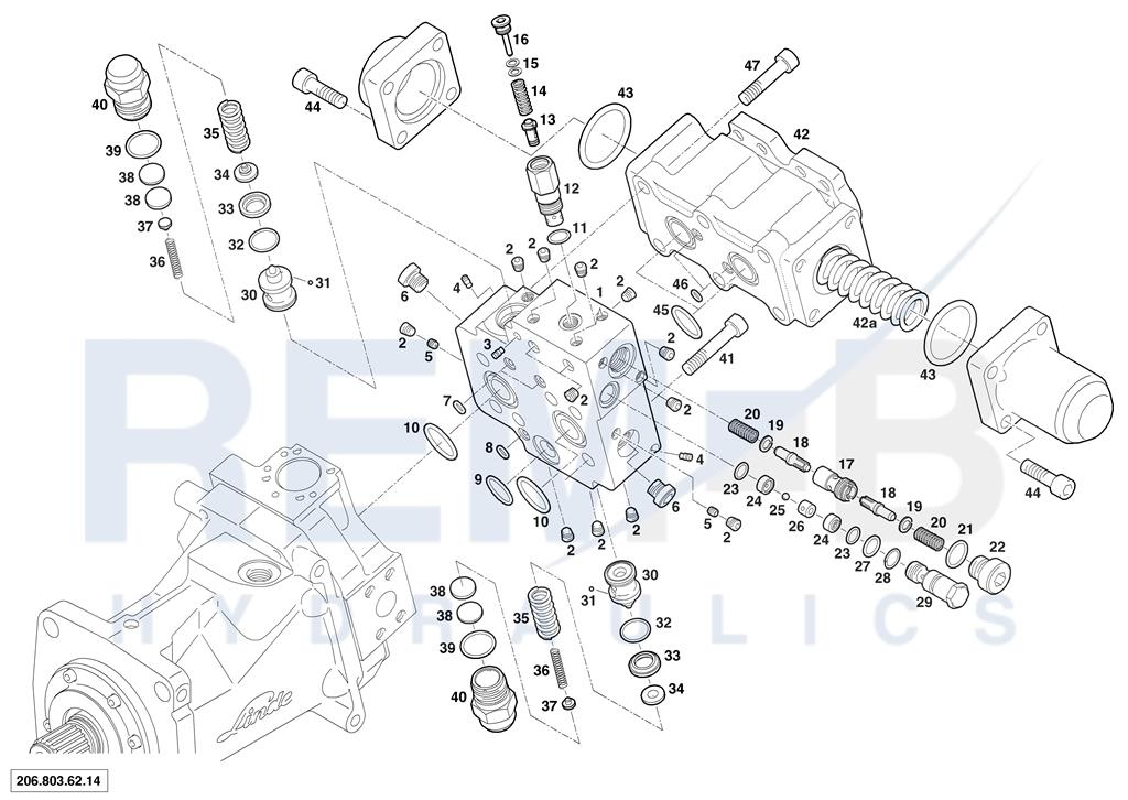 VALVE PLATE AND DOUBLE ACTING BRAKE VALVE