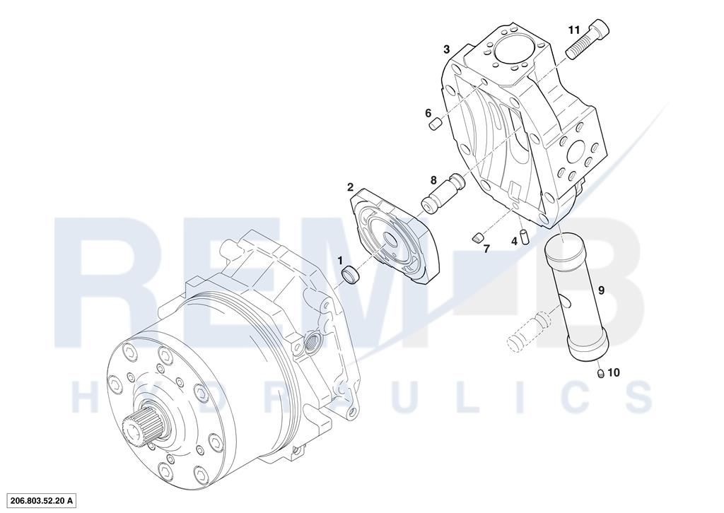 PORT PLATE HOUSING AND CONTROL PISTON