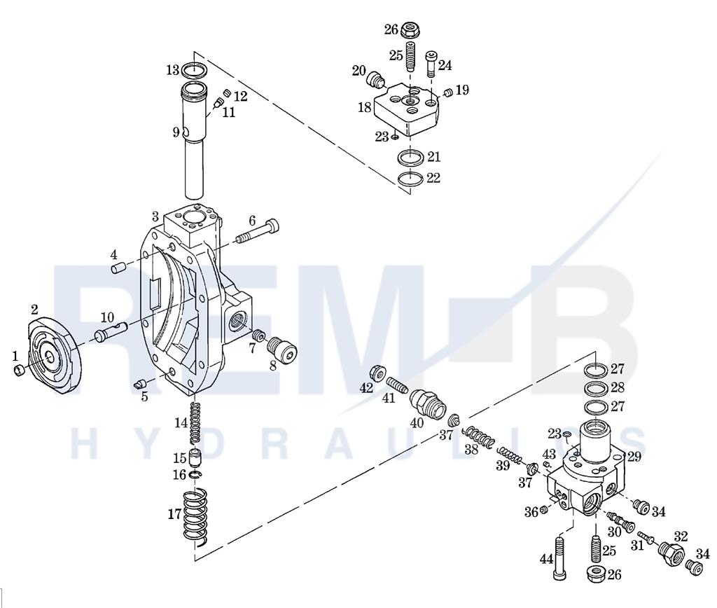 PORT PLATE HOUSING AND PRESSURE REGULATOR