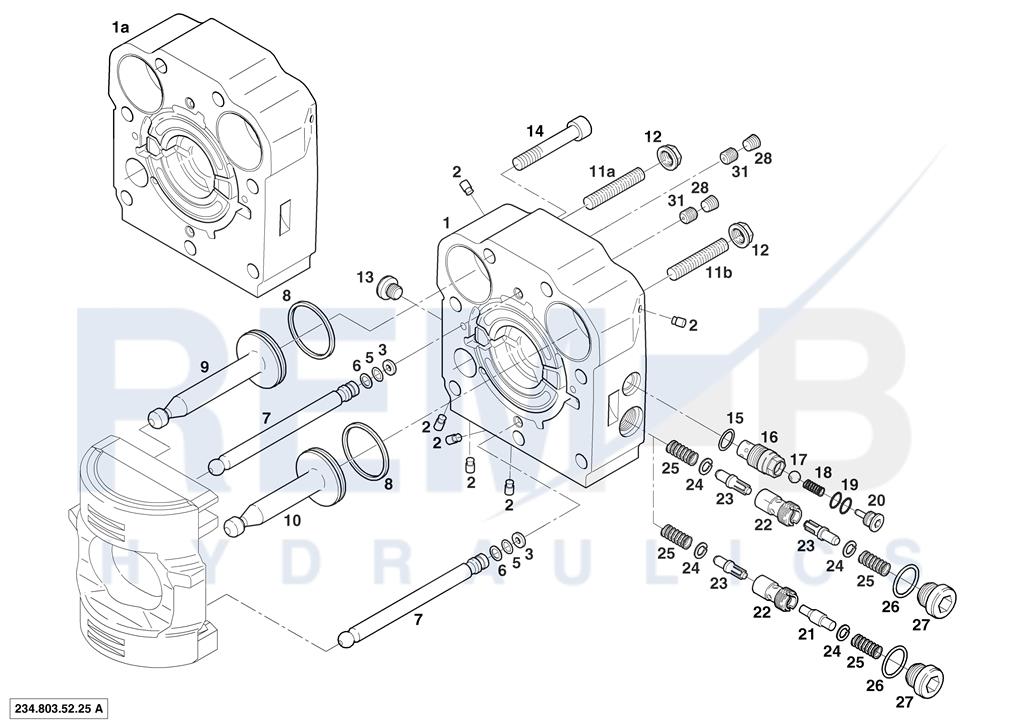 PORT PLATE HOUSING AND PURGE VALVES