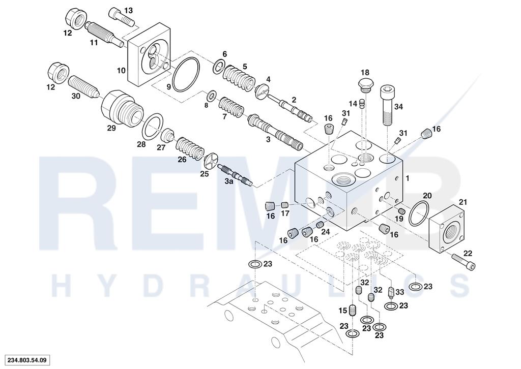 PRESSURE REGULATOR WITH HYDR. QMAX-CONTROL (LP) AN