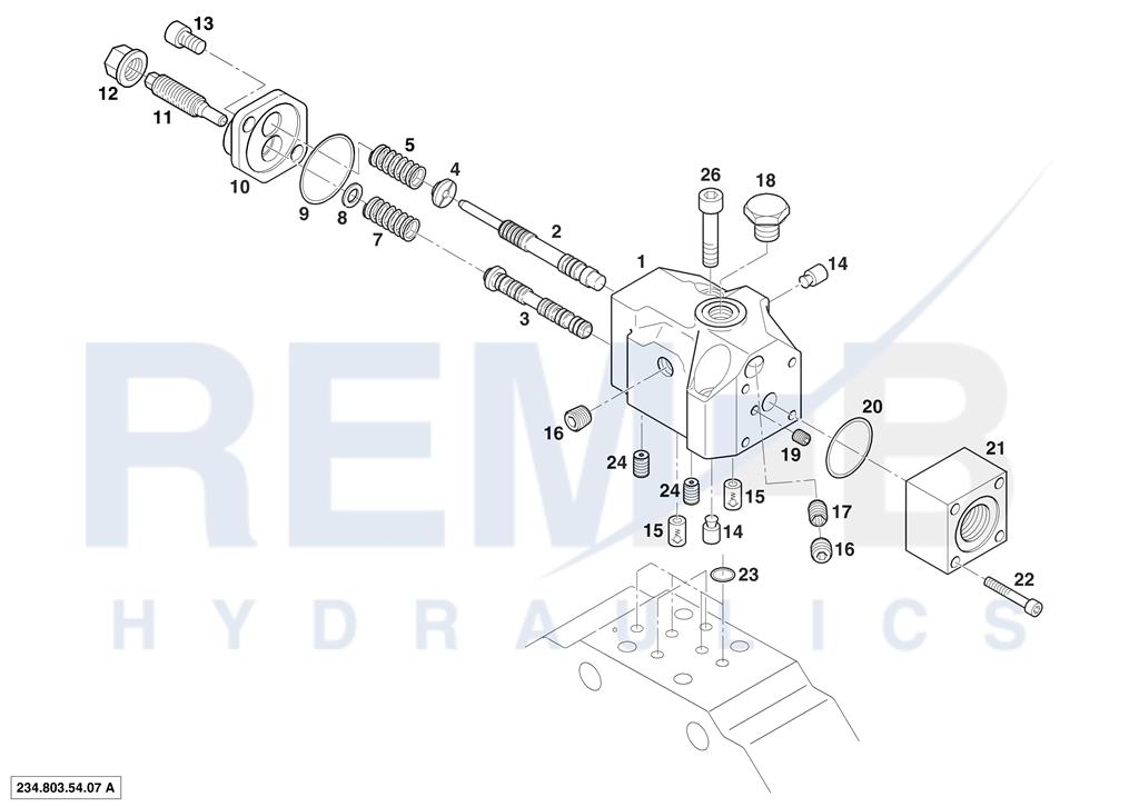 PRESSURE REGULATOR WITH HYDRAULIC QMAX-CONTROL (ND