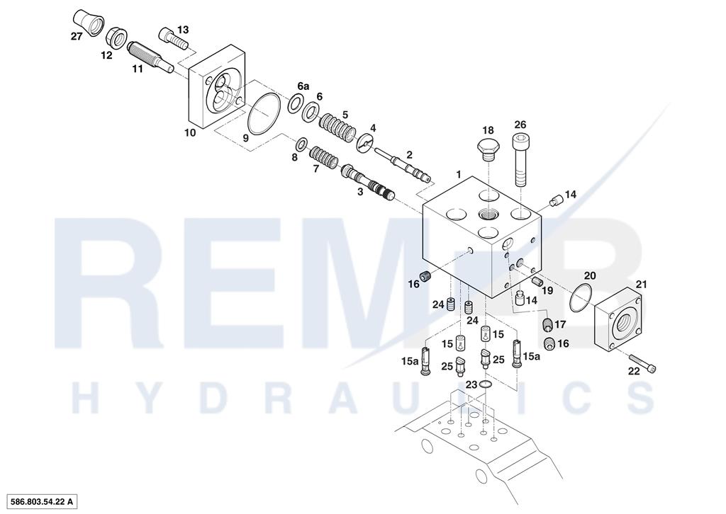 PRESSURE REGULATOR WITH HYDRAULIC QMAX-CONTROL (ND