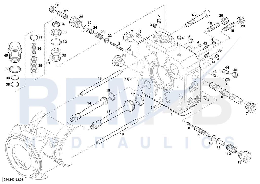 PORT PLATE HOUSING AND VALVES