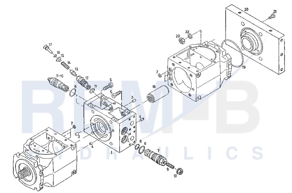 PORT PLATE HOUSING AND VALVE