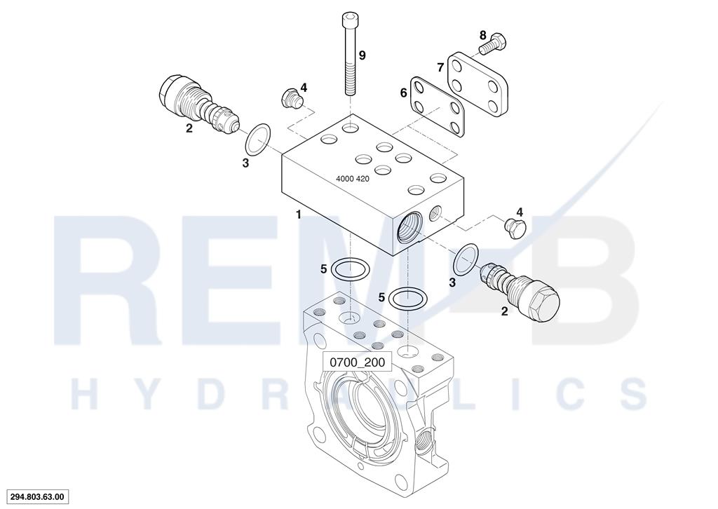 HIGH PRESSURE VALVE BLOCK [4000]