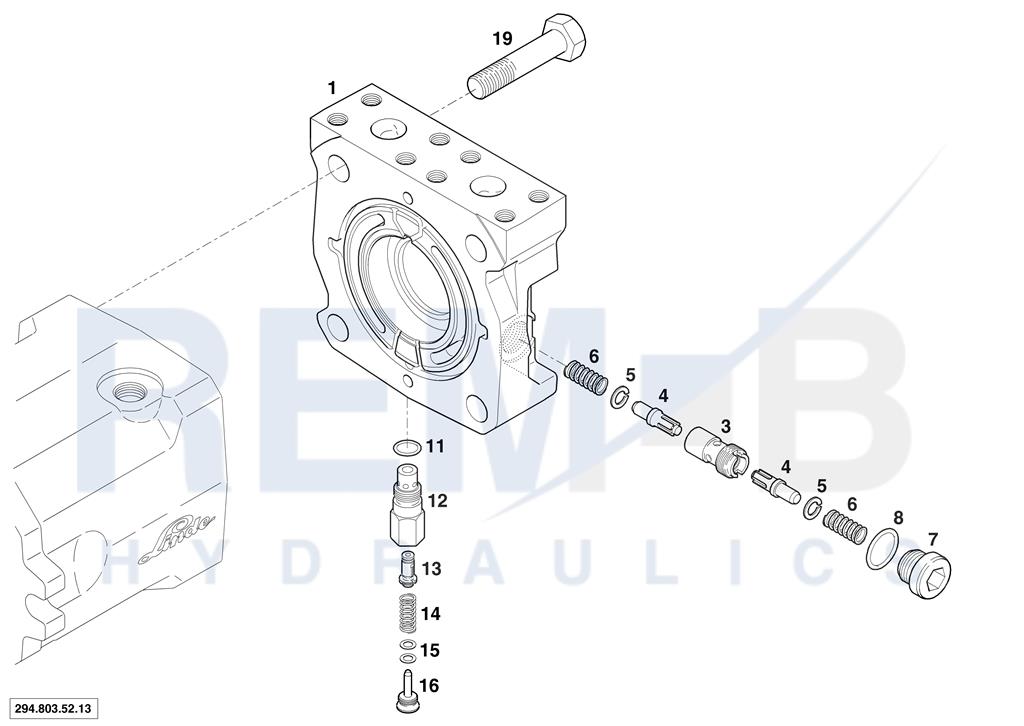 PORT PLATE HOUSING AND PURGE VALVES