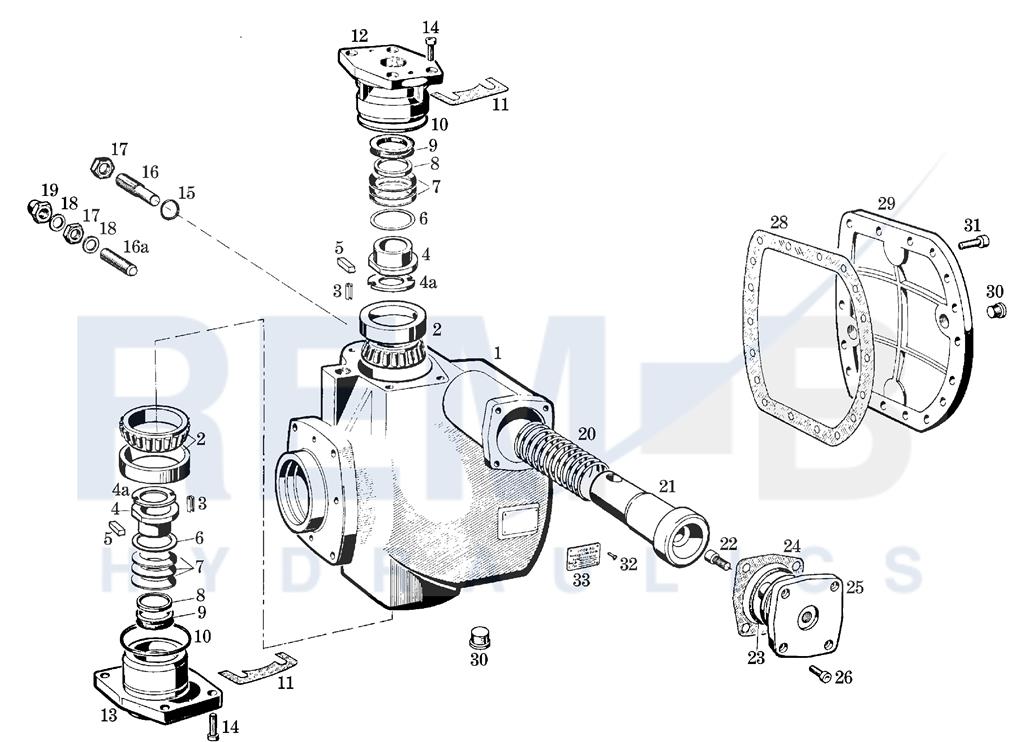 HOUSING, MOUNTING FLANGE AND ADJUSTMENT