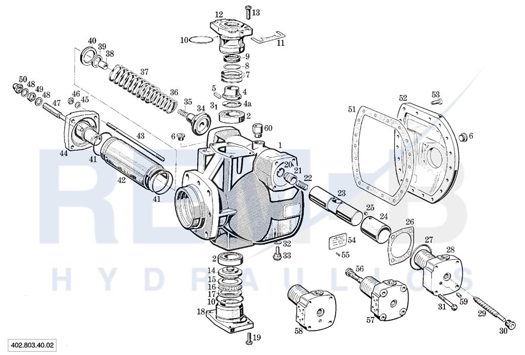 HOUSING, MOUNTING FLANGE AND POWER CONTROL