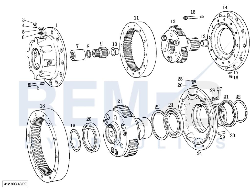 PLANETARY TRANSMISSION PP55 (412.261.20.15)