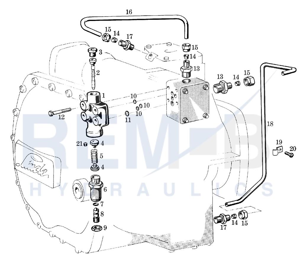 PRESSURE REGULATOR, CHECK VALVE AND TUBE