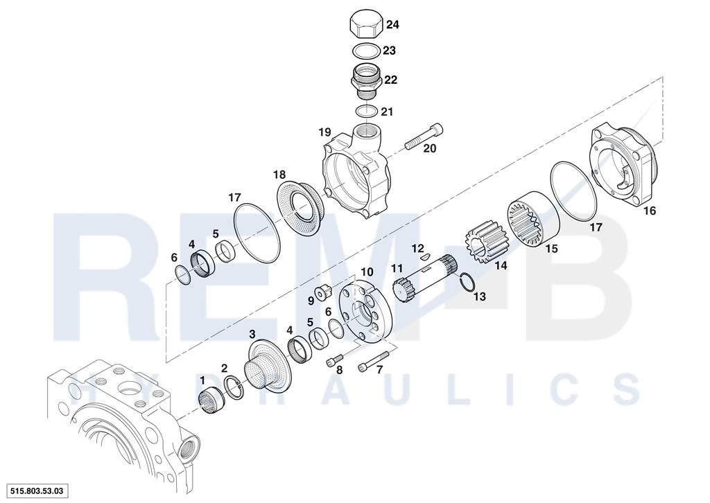 FEED PUMP WITH EXTERNAL INDUCTION