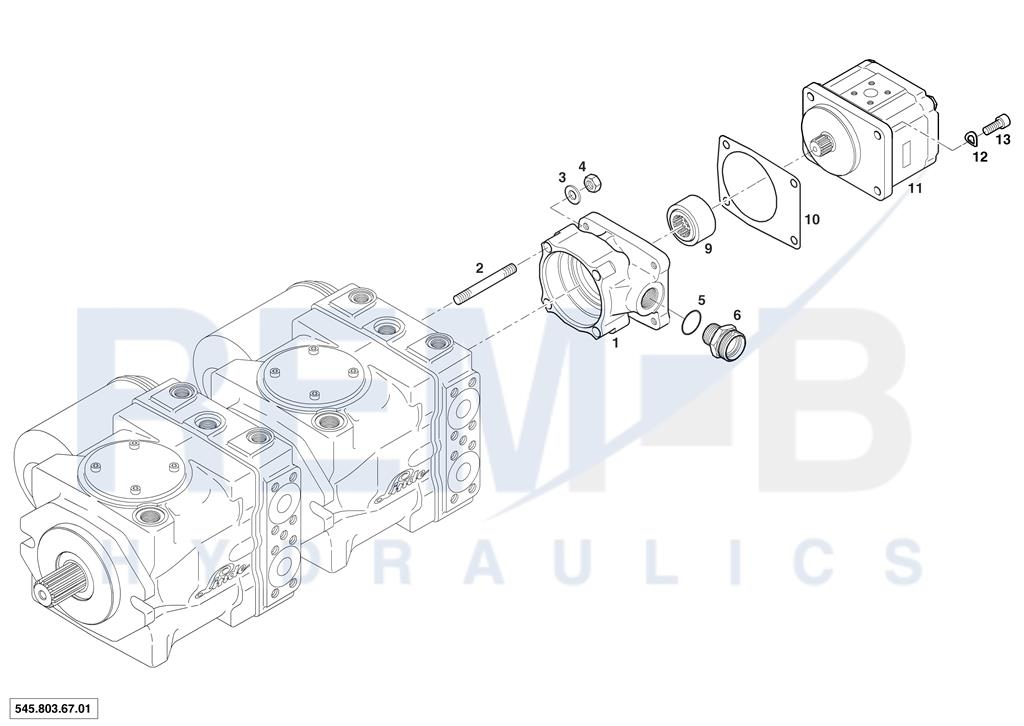 AUXILIARY PUMP MOUNTING