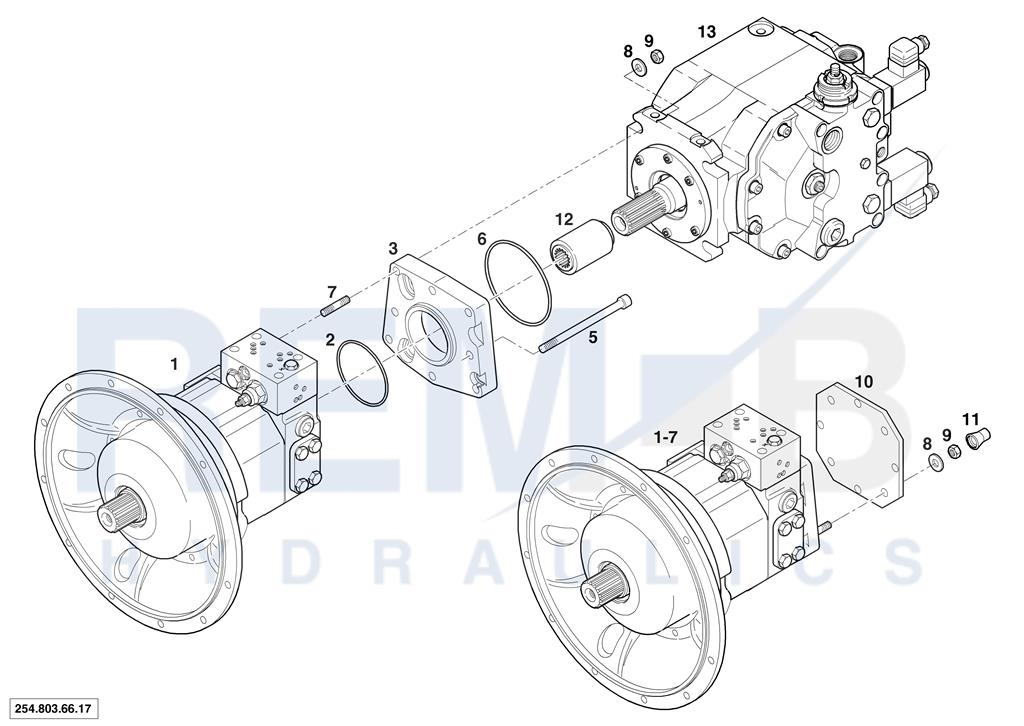 SERVICE UNITS AND ATTACHMENT PARTS