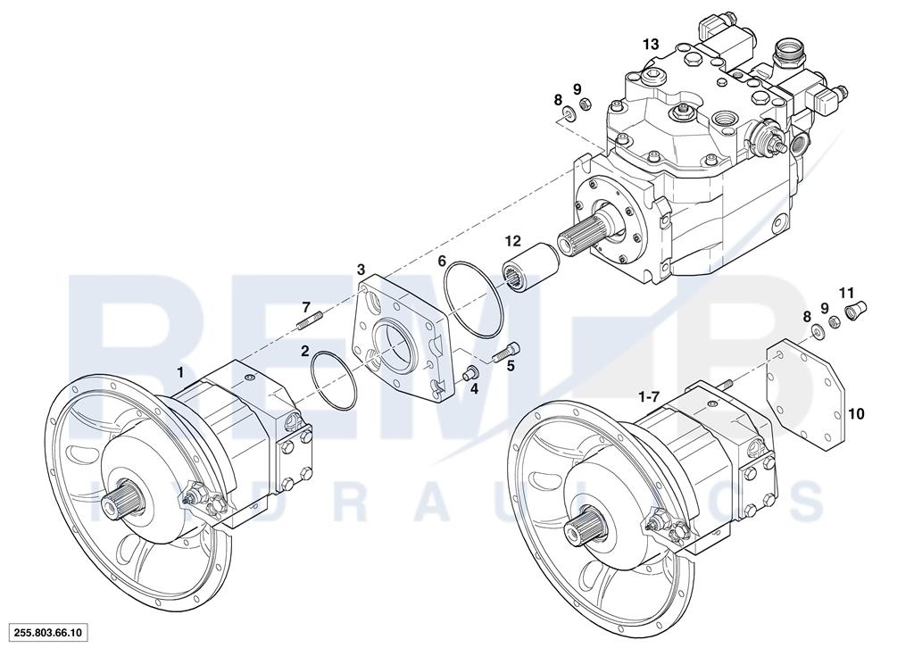 SERVICE UNITS AND ATTACHMENT PARTS