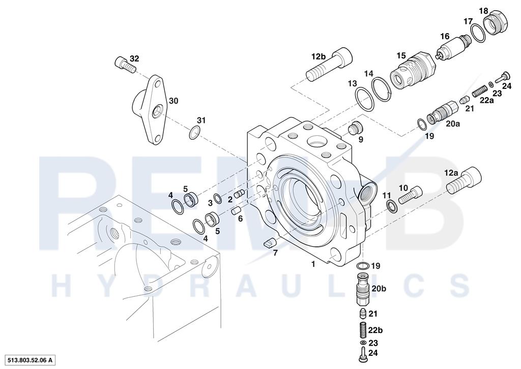 PORT PLATE HOUSING AND VALVES