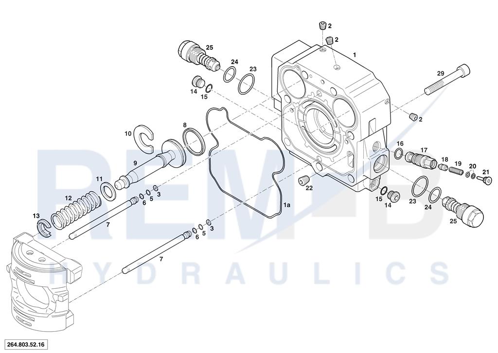 PORT PLATE HOUSING AND VALVES