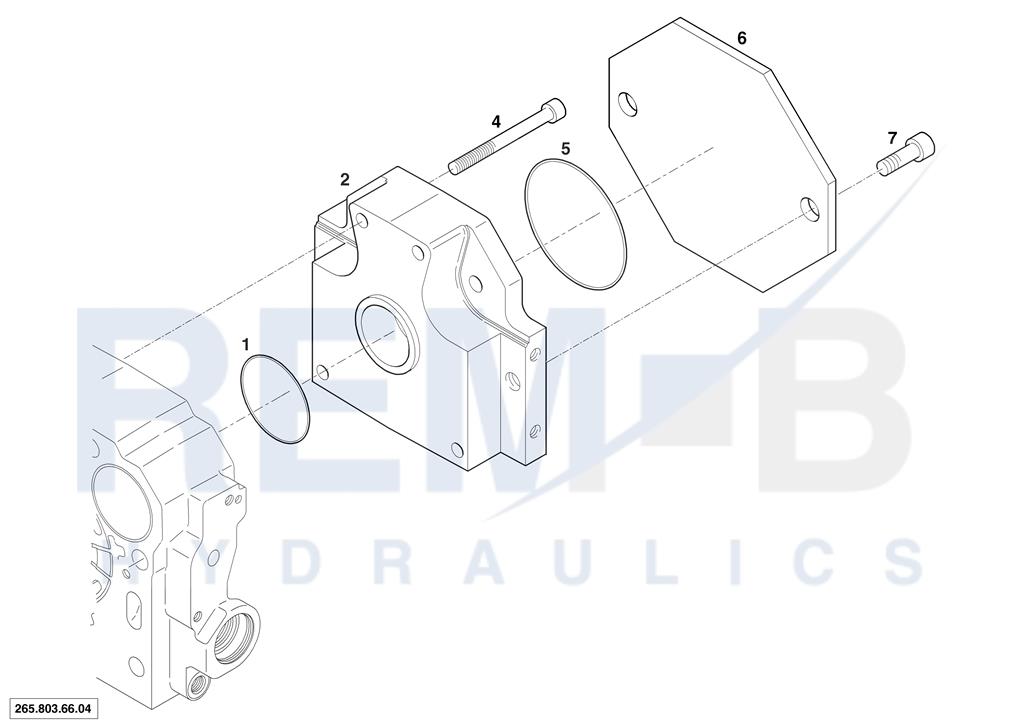 ADD-ON PIECES FOR PUMP 2 (SAE-D)